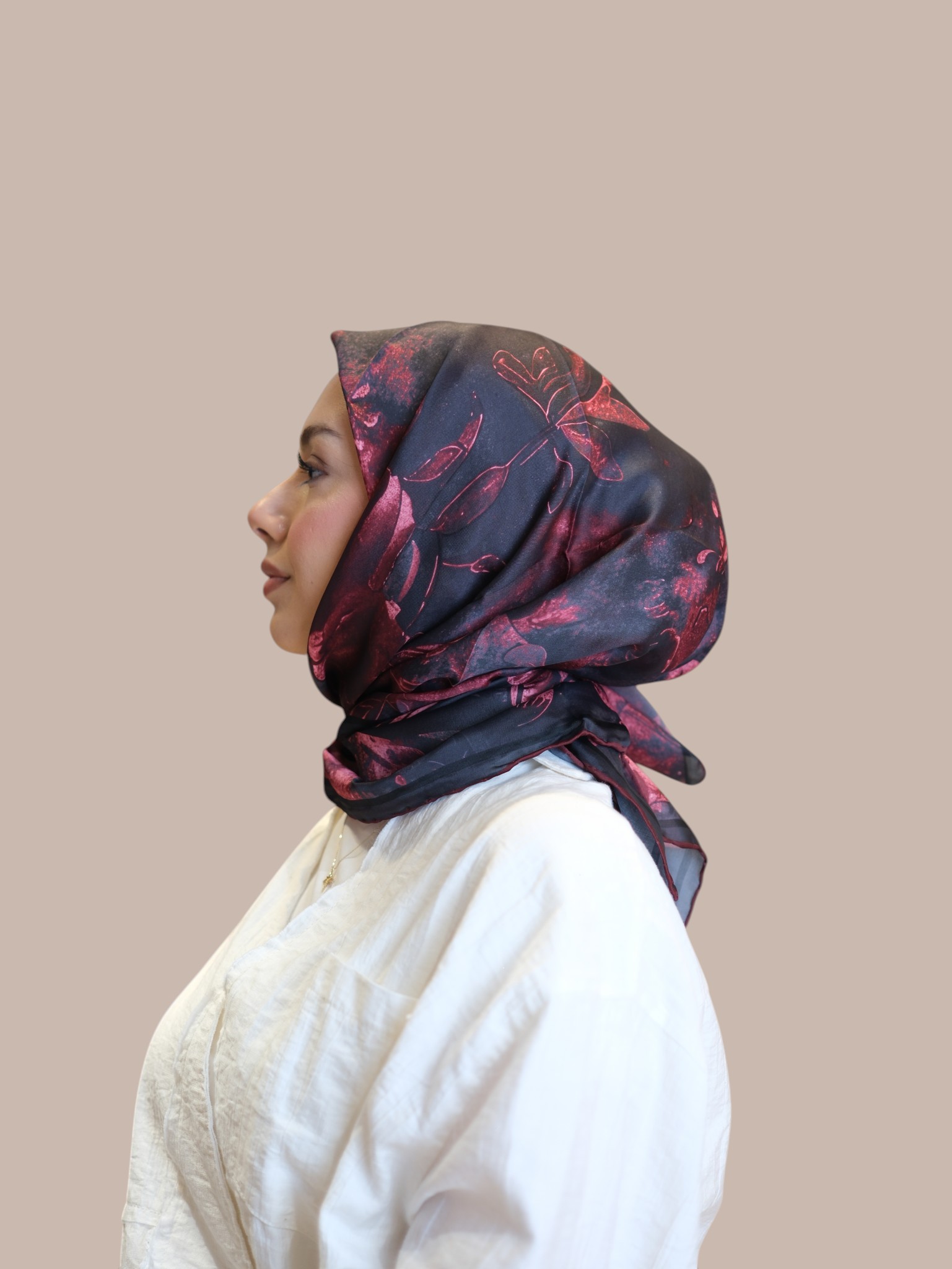 Shawl Secret Loi Silk Eşarp 9021 - Görsel 4