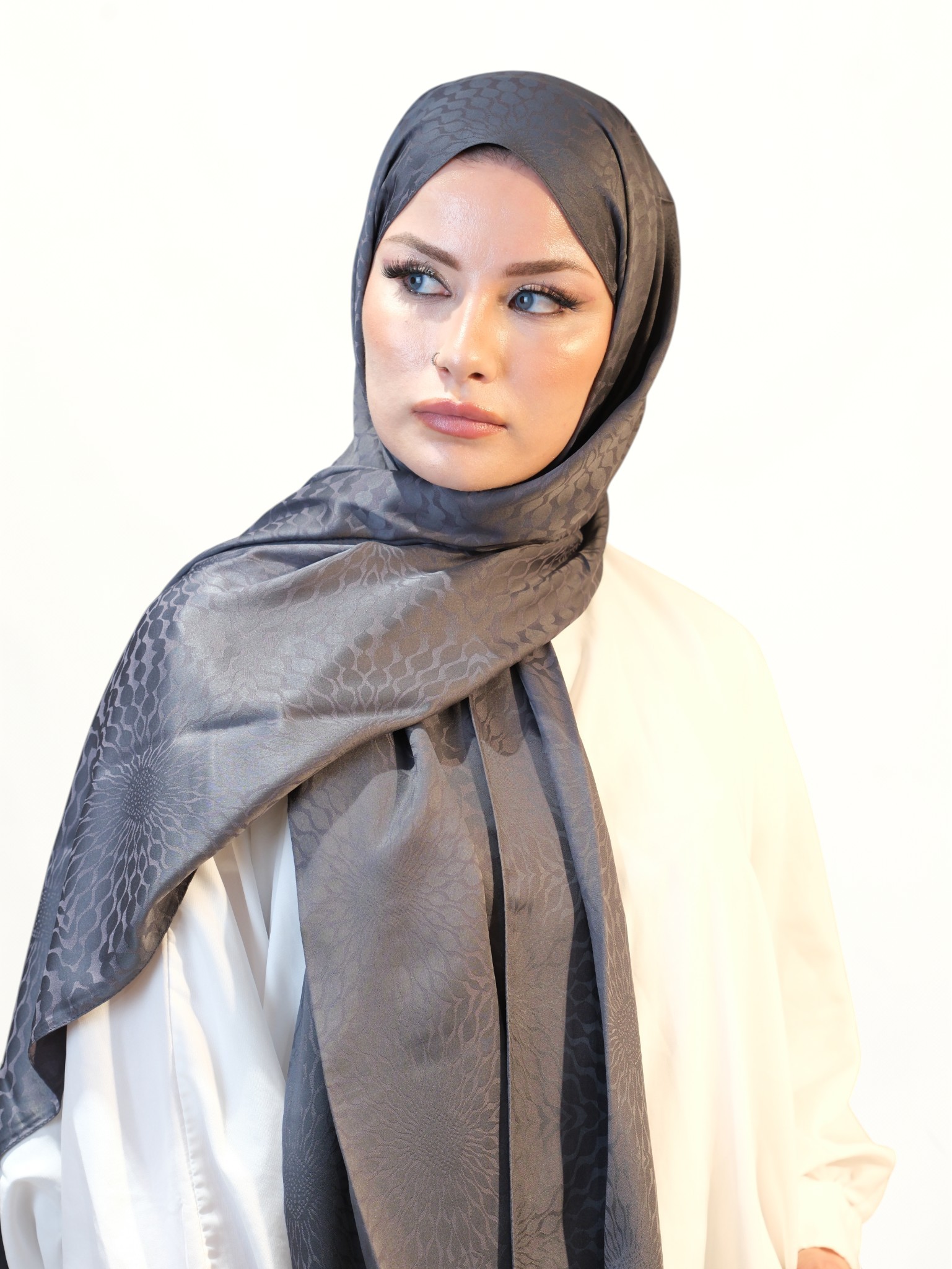 Silk Home Deluxe Şal Duman - Görsel 3