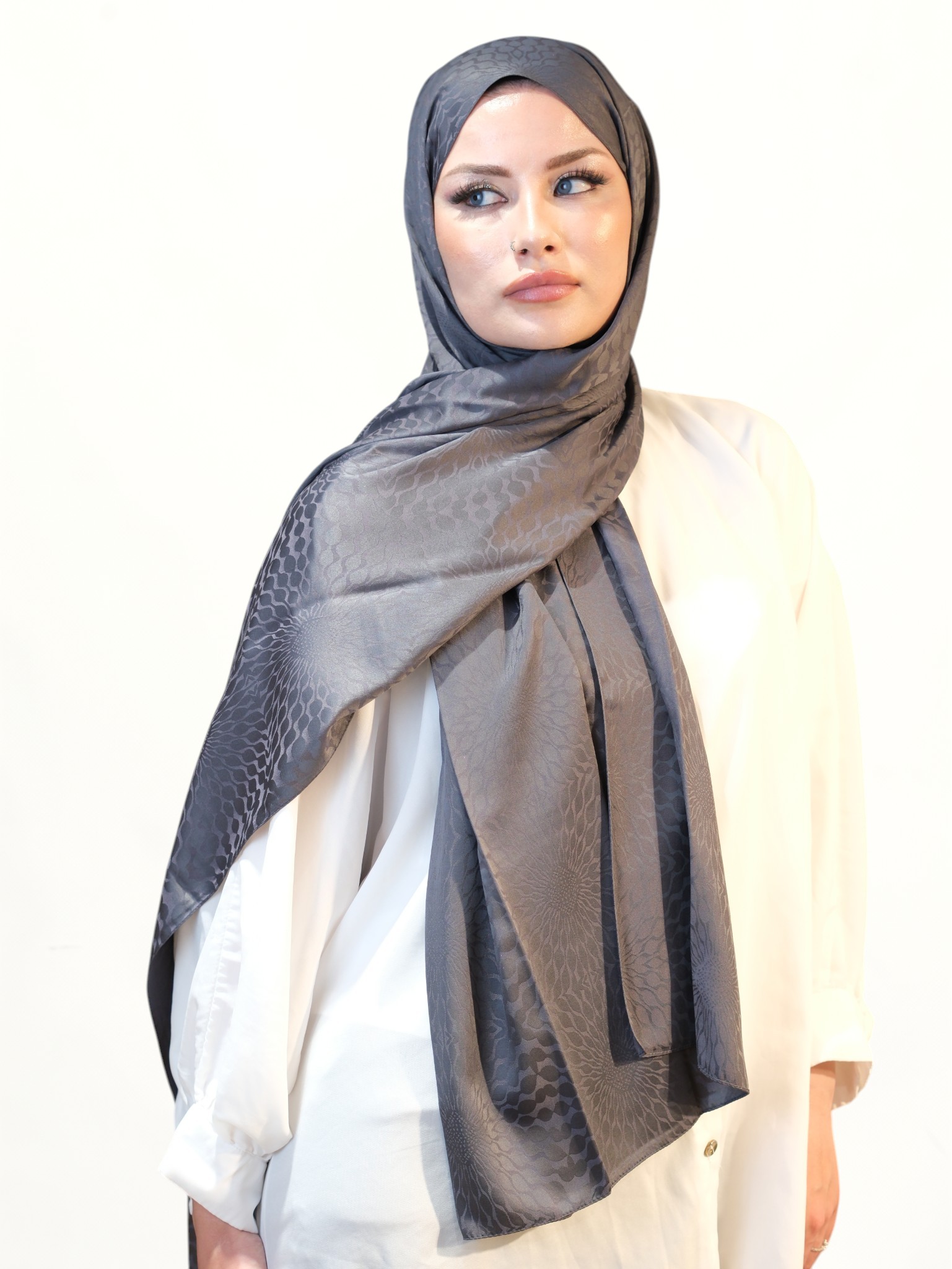 Silk Home Deluxe Şal Duman
