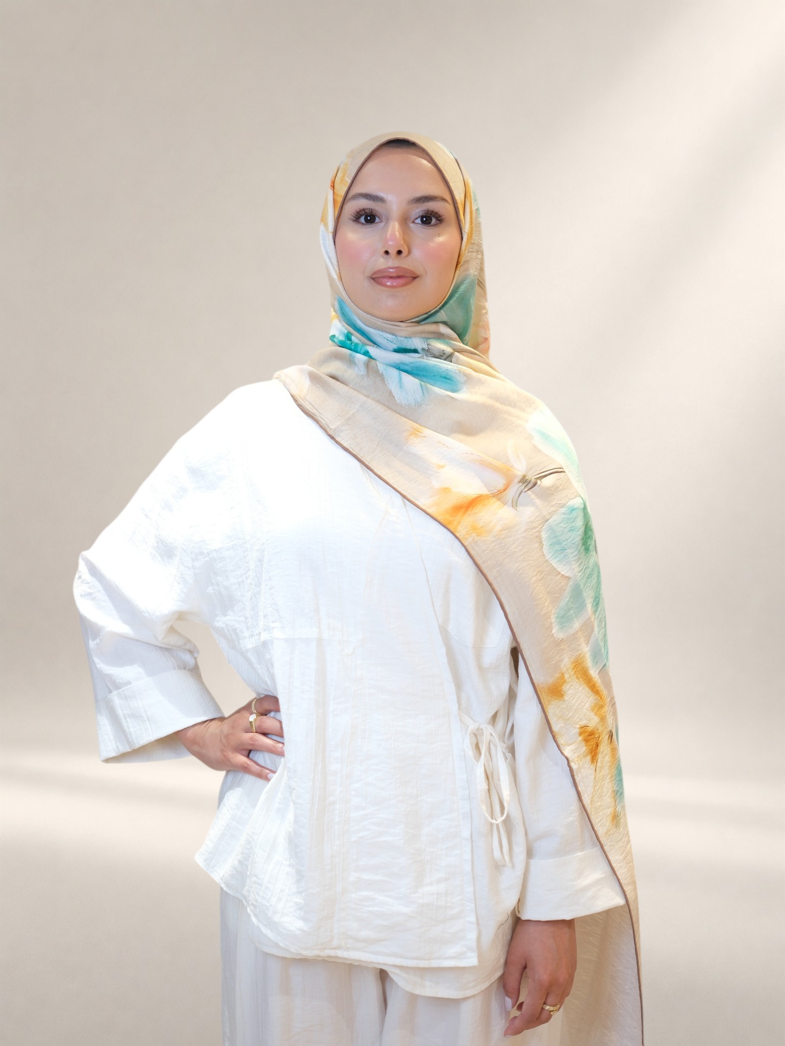 La Boutique Güz Serisi Bitkisel Şal 5217 - Görsel 3