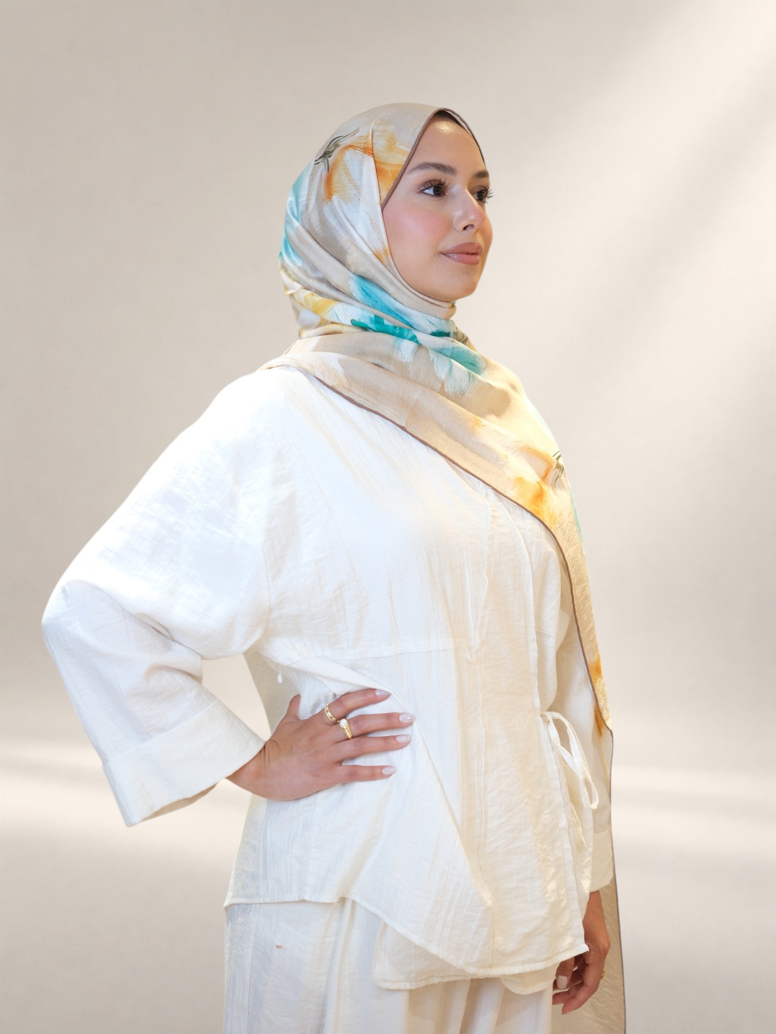 La Boutique Güz Serisi Bitkisel Şal 5217 - Görsel 4