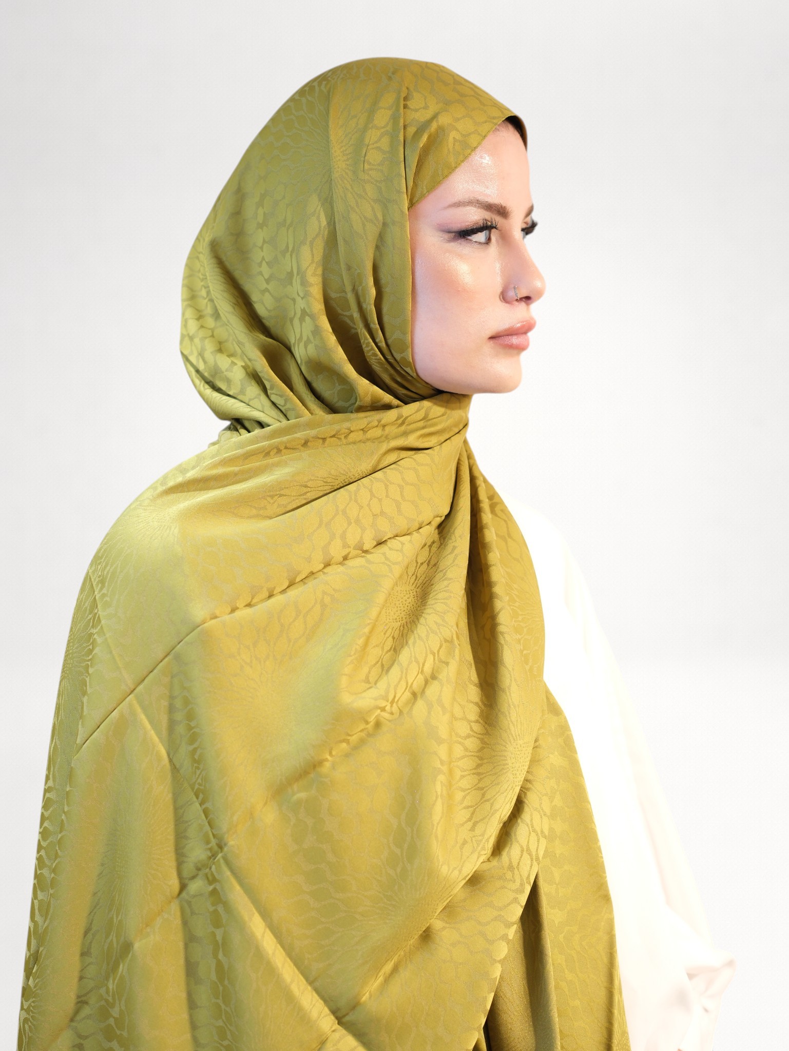 Silk Home Deluxe Şal Yağ Yeşili - Görsel 3