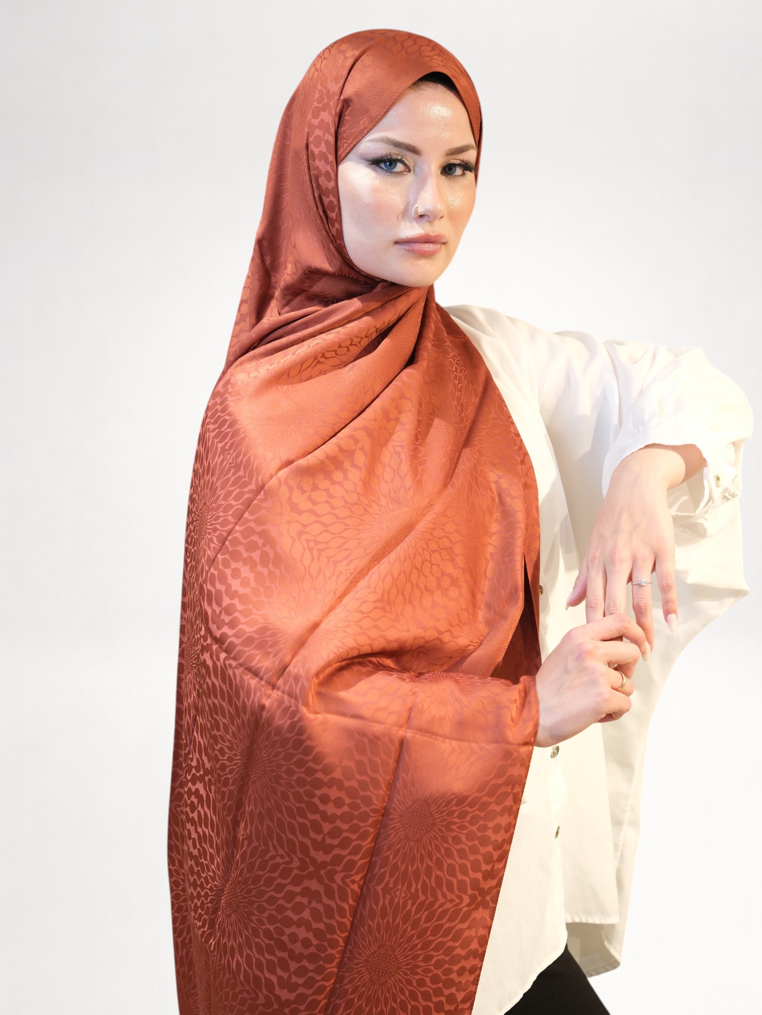 Silk Home Deluxe Şal Tarçın