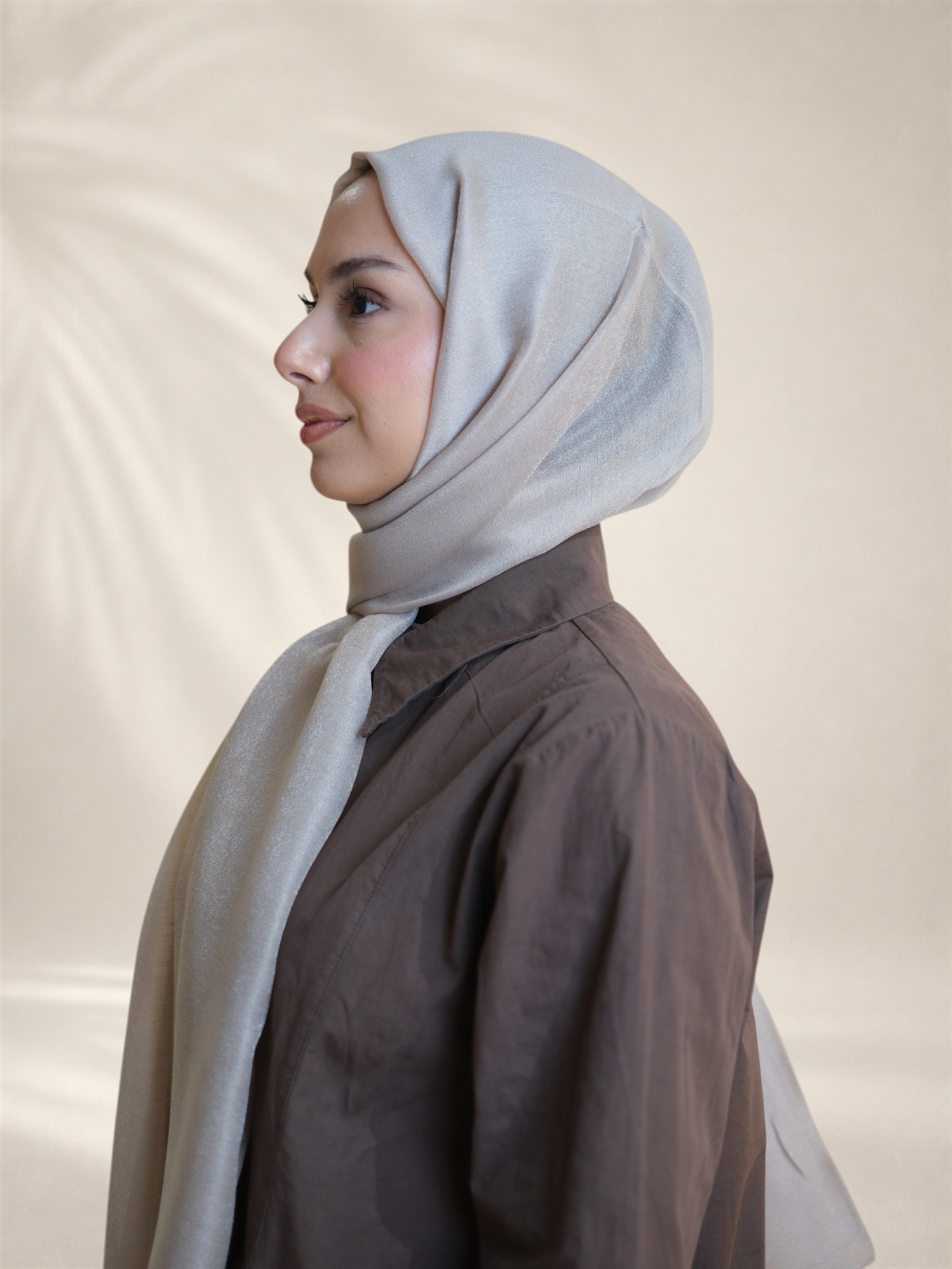 La Boutique Abiye Şal Gri - Görsel 3