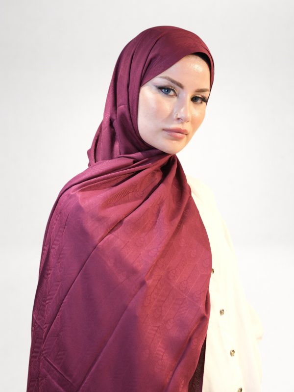 Silk Home Deluxe Şal Mürdüm
