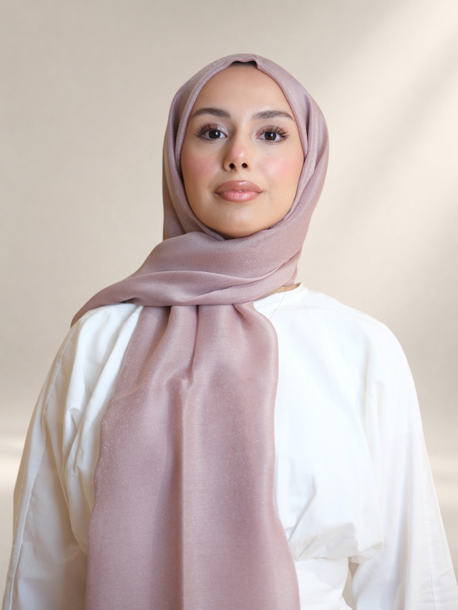 La Boutique Abiye Şal Pudra - Görsel 2