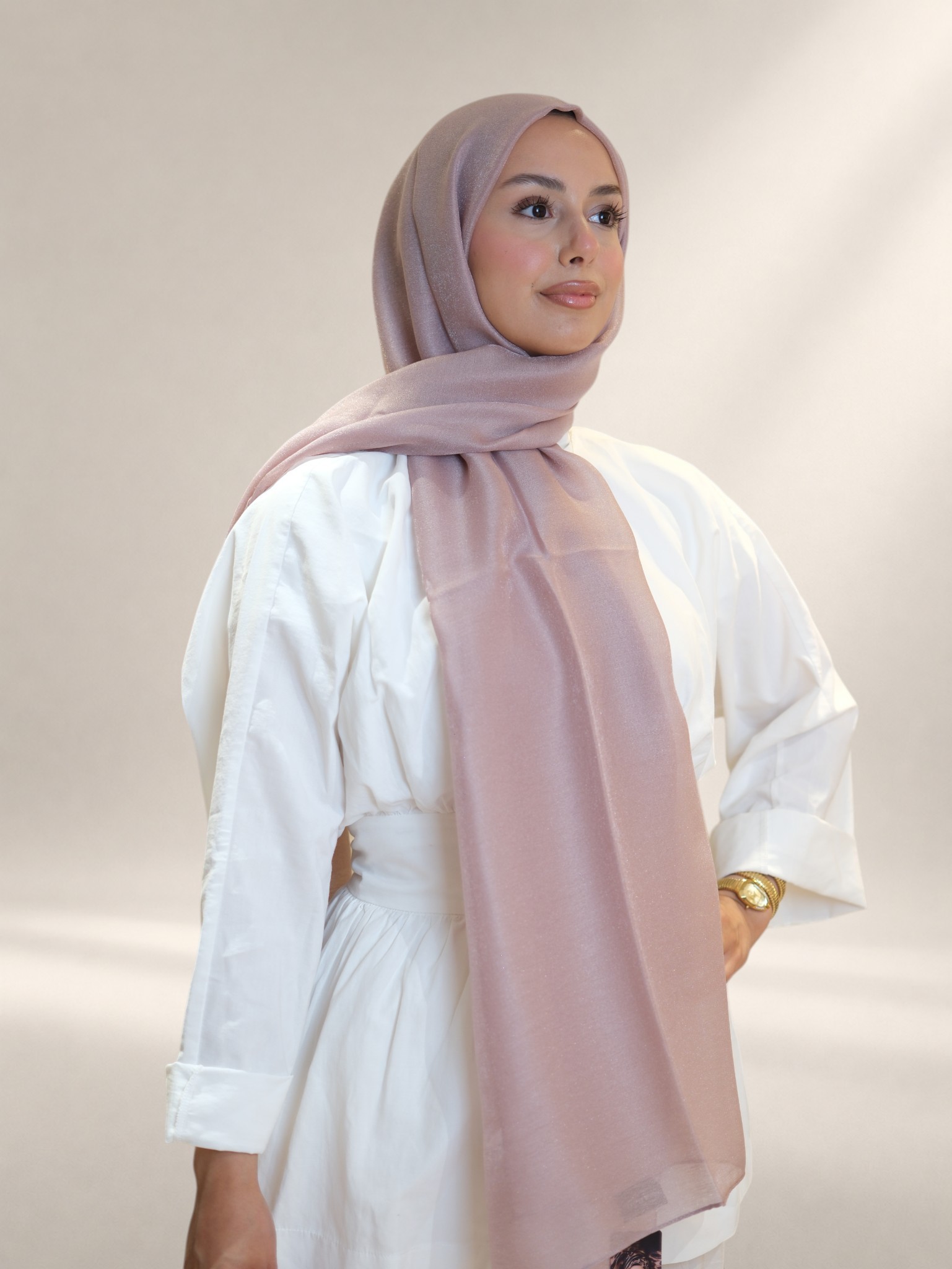 La Boutique Abiye Şal Pudra