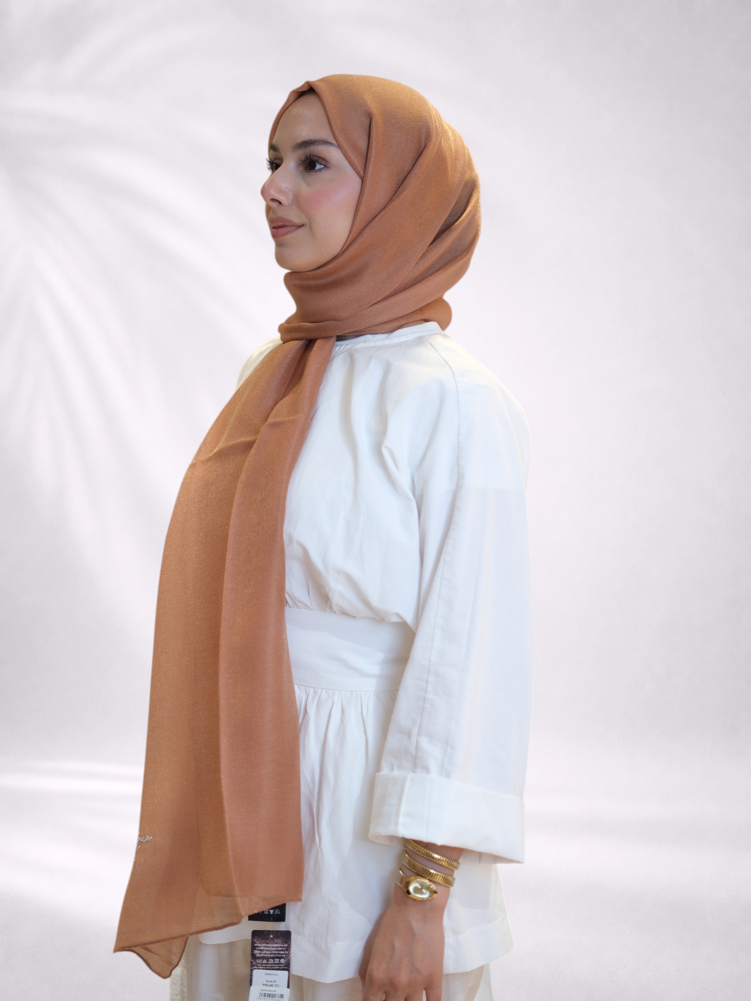 La Boutique Abiye Şal Tarçın - Görsel 4