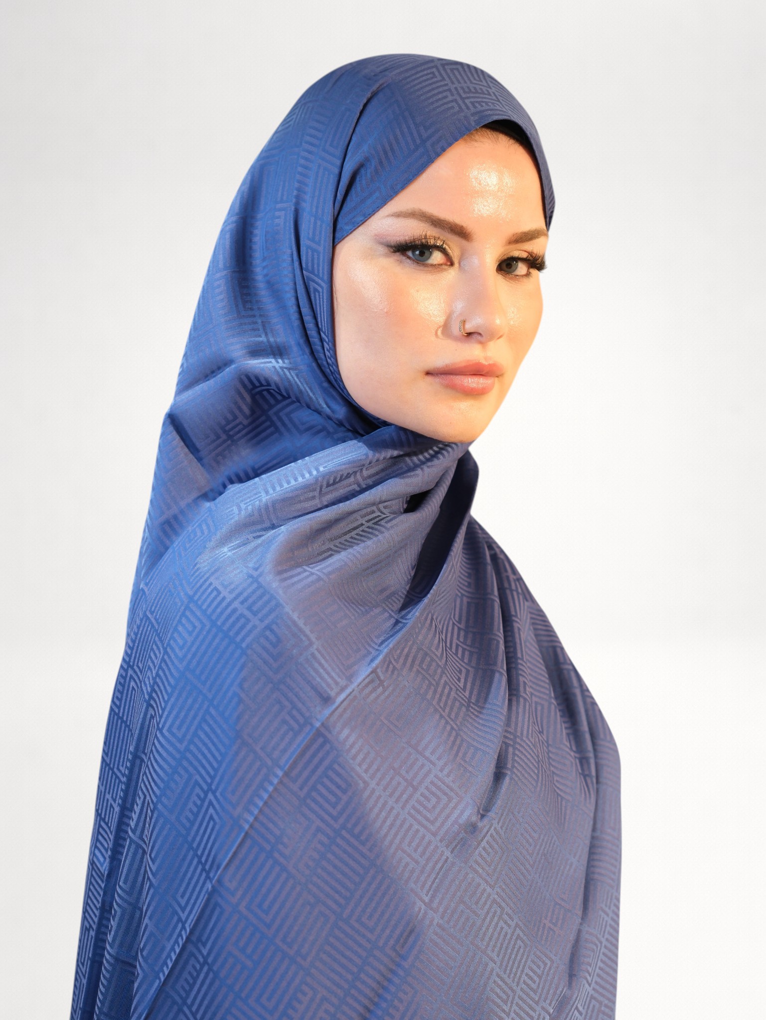 Silk Home Deluxe Şal İndigo - Görsel 6