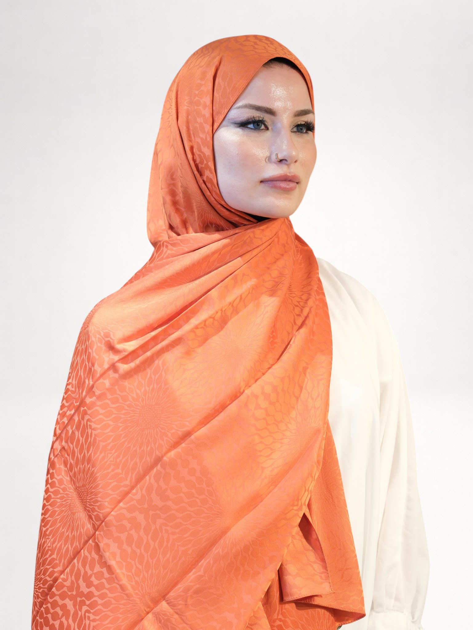 Silk Home Deluxe Şal Orange - Görsel 2