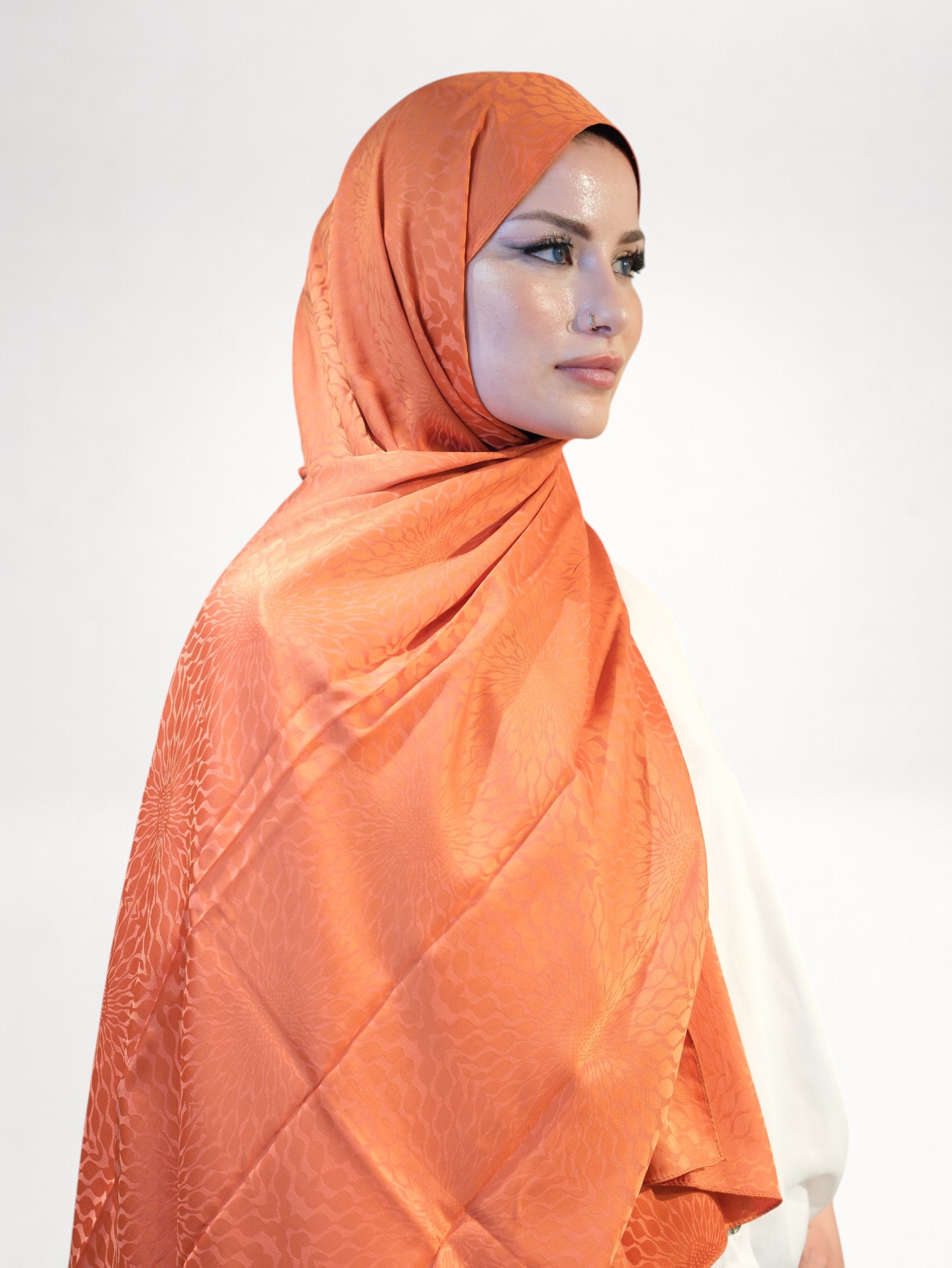 Silk Home Deluxe Şal Orange - Görsel 3