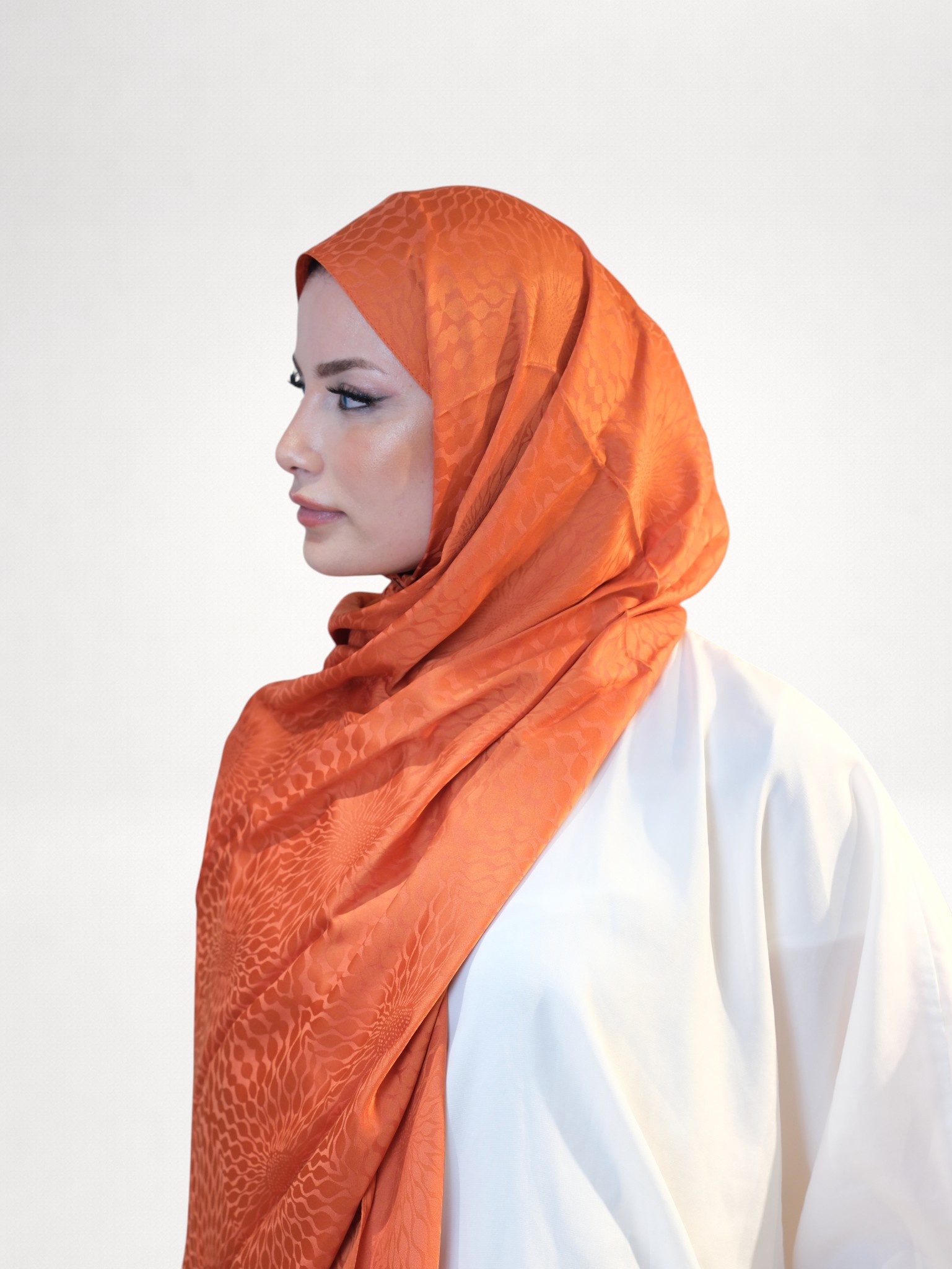 Silk Home Deluxe Şal Orange - Görsel 5