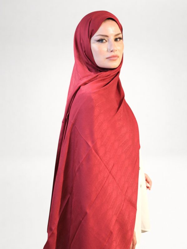 Silk Home Deluxe Şal Kızılcık-02