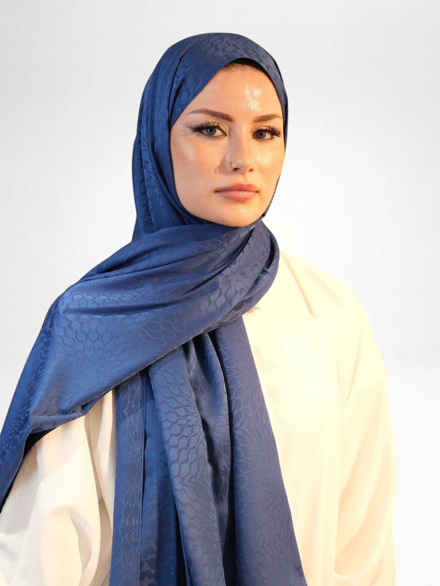 Silk Home Deluxe Şal Kot Mavi - Görsel 2