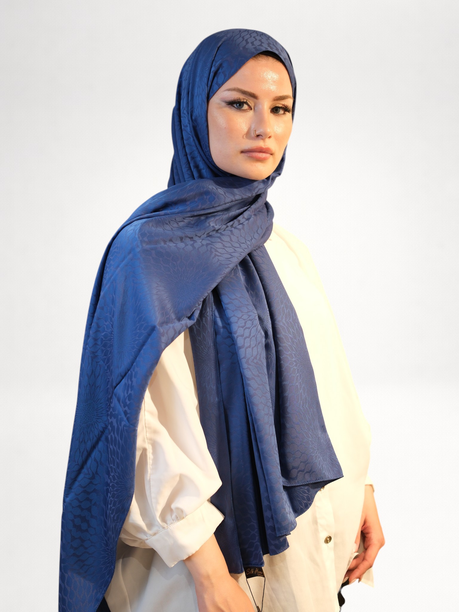 Silk Home Deluxe Şal Kot Mavi