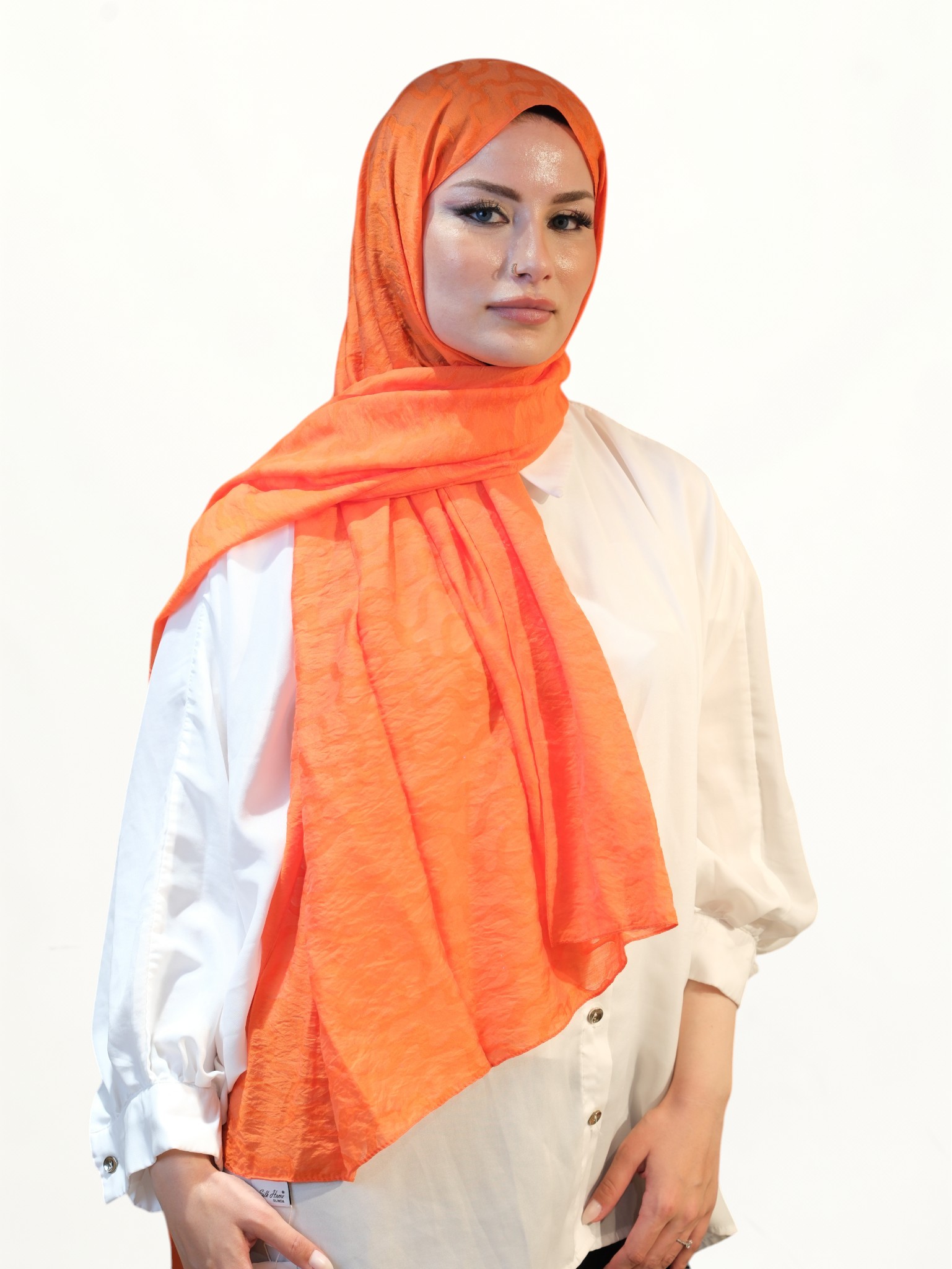 Silk Home Olinda Lüx Şal Orange - Görsel 2