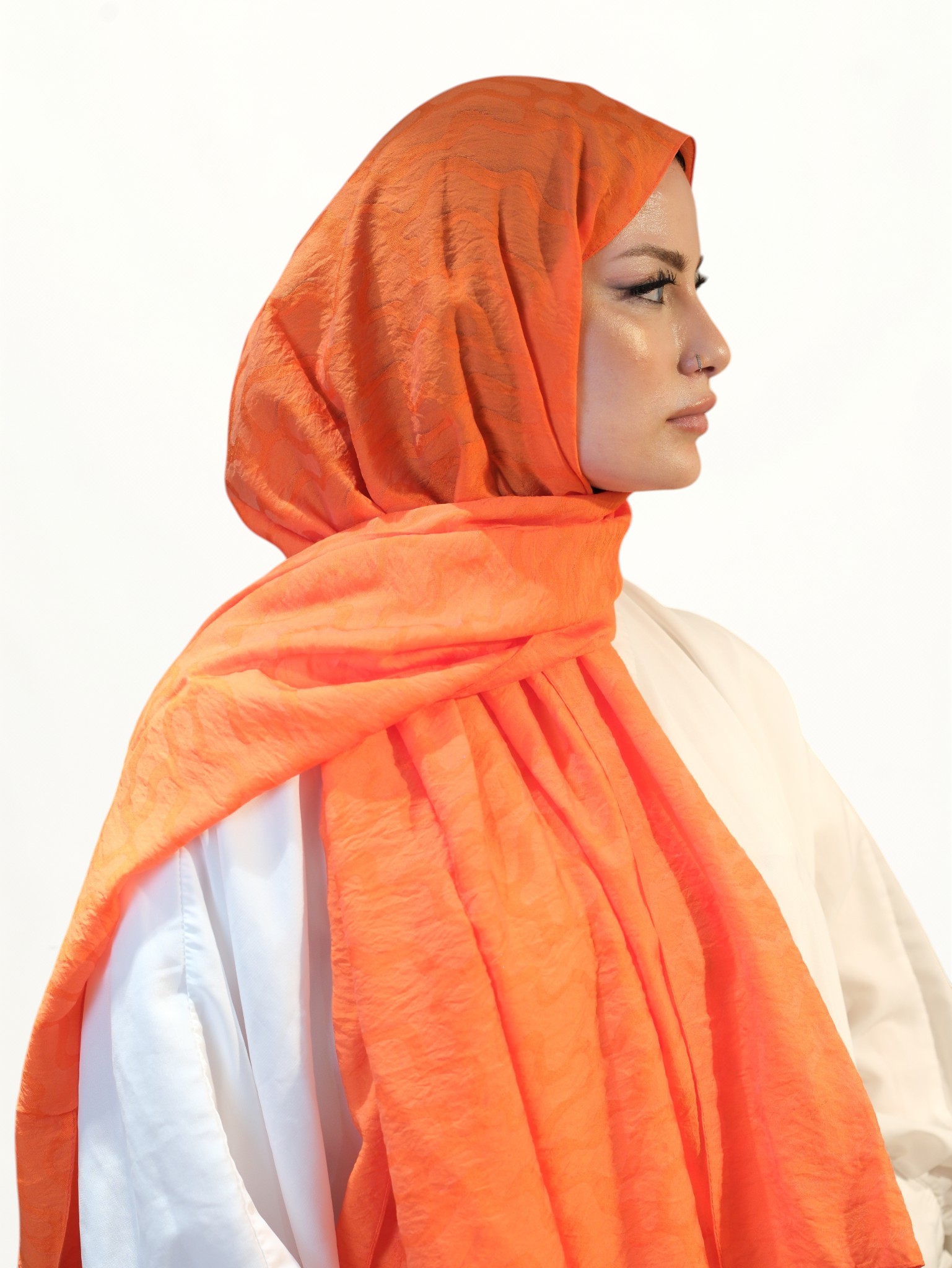 Silk Home Olinda Lüx Şal Orange - Görsel 3