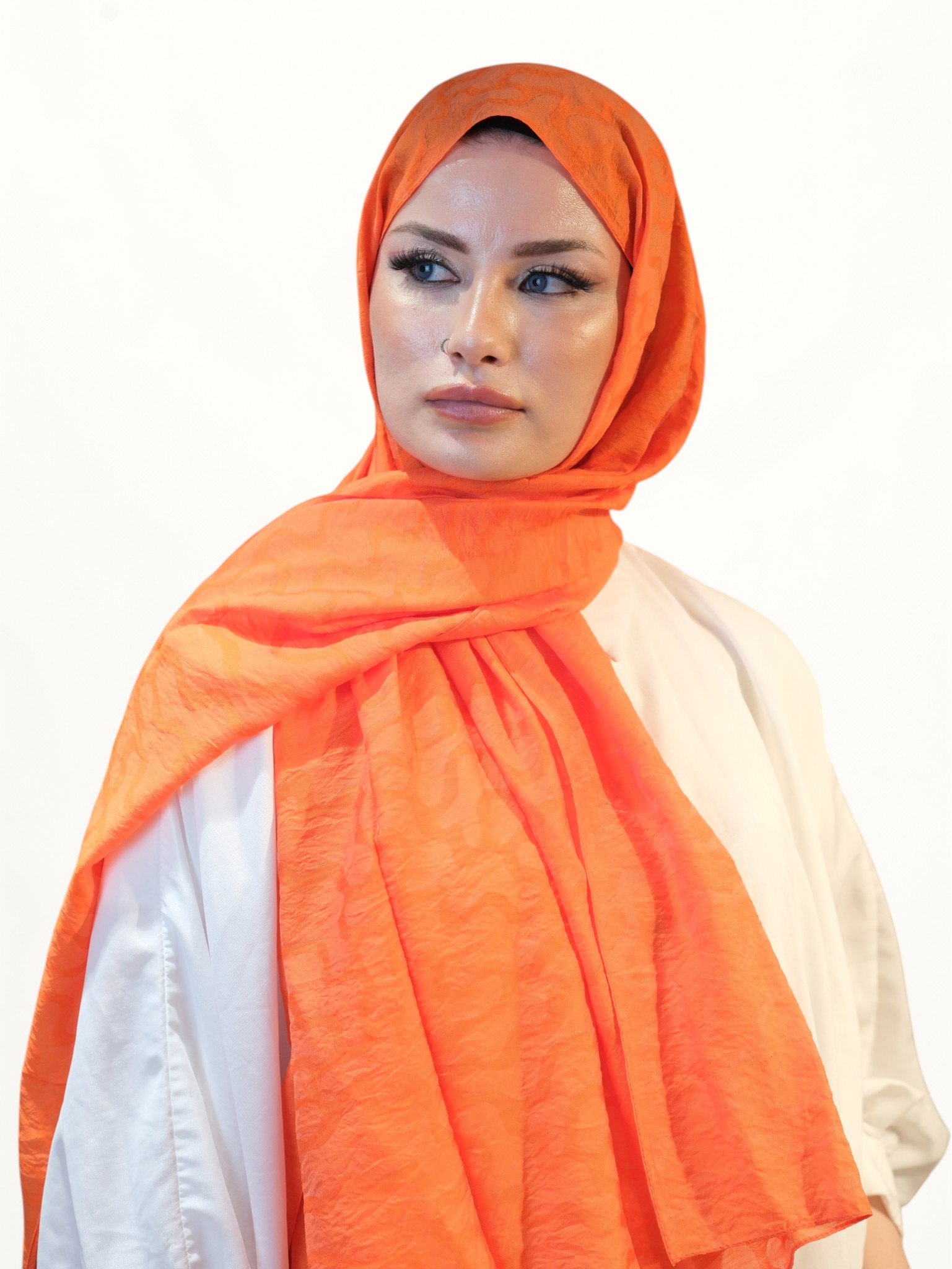 Silk Home Olinda Lüx Şal Orange - Görsel 4