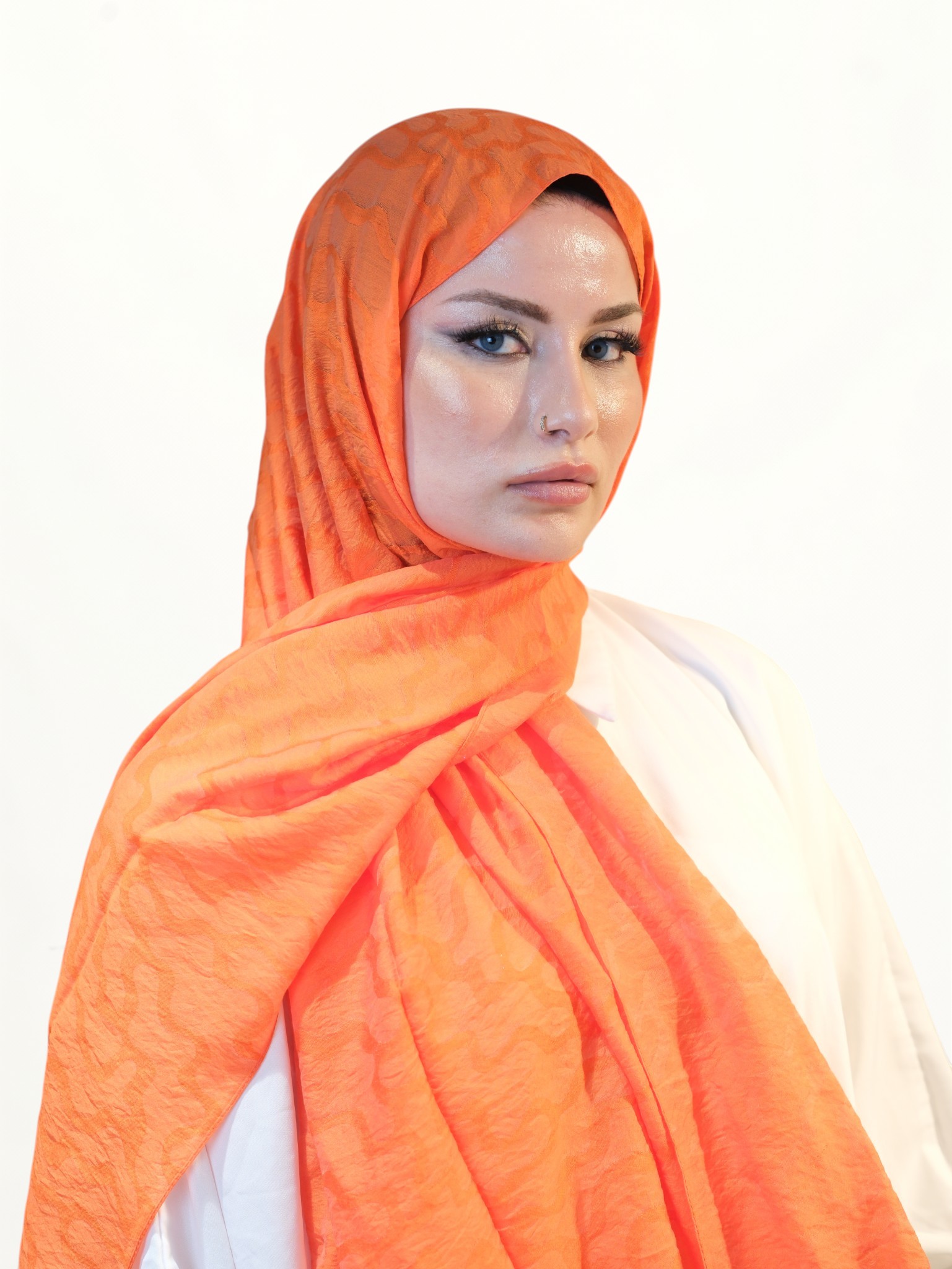 Silk Home Olinda Lüx Şal Orange - Görsel 6