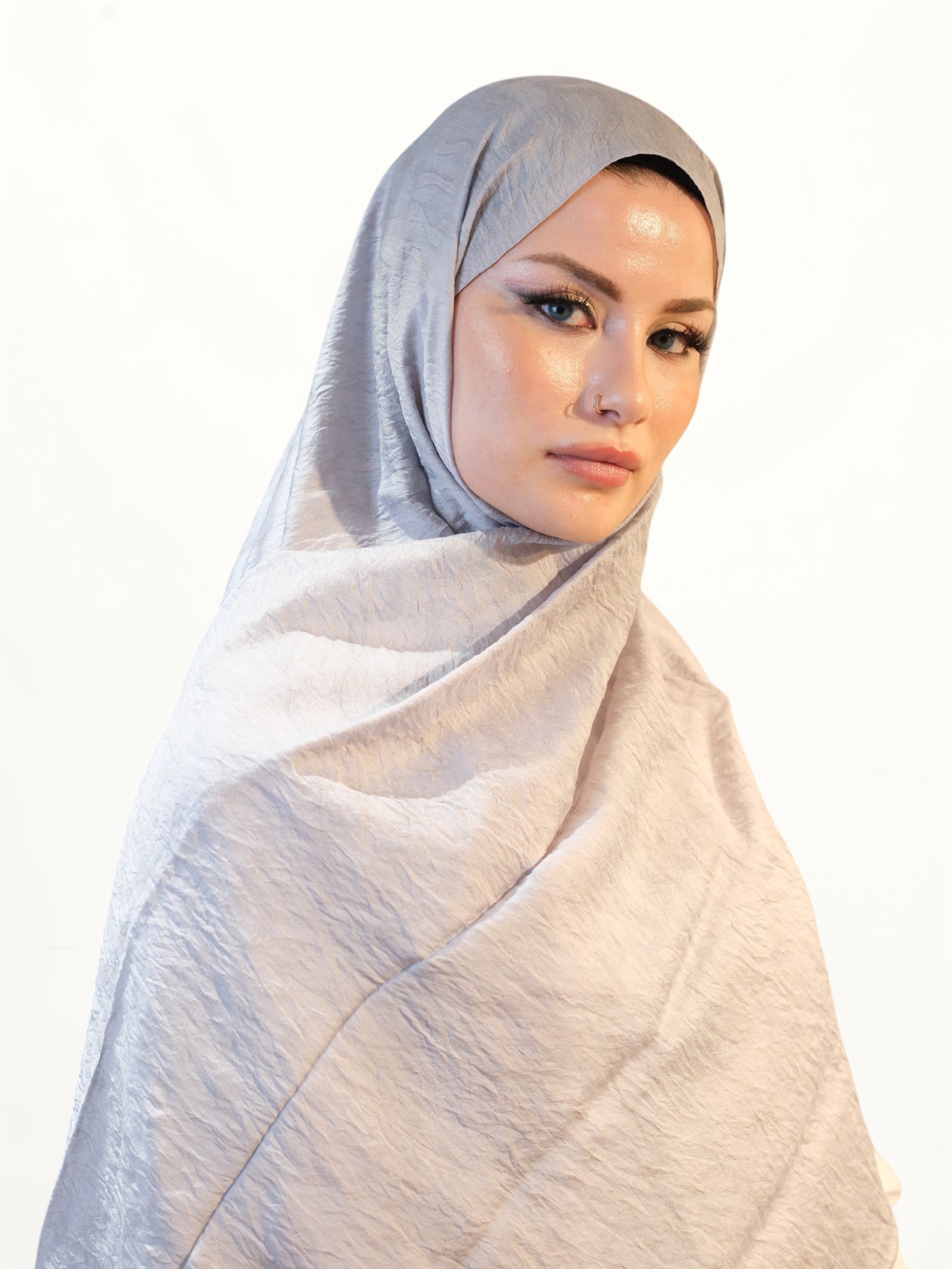 Silk Home Olinda Lüx Şal Gümüş - Görsel 2