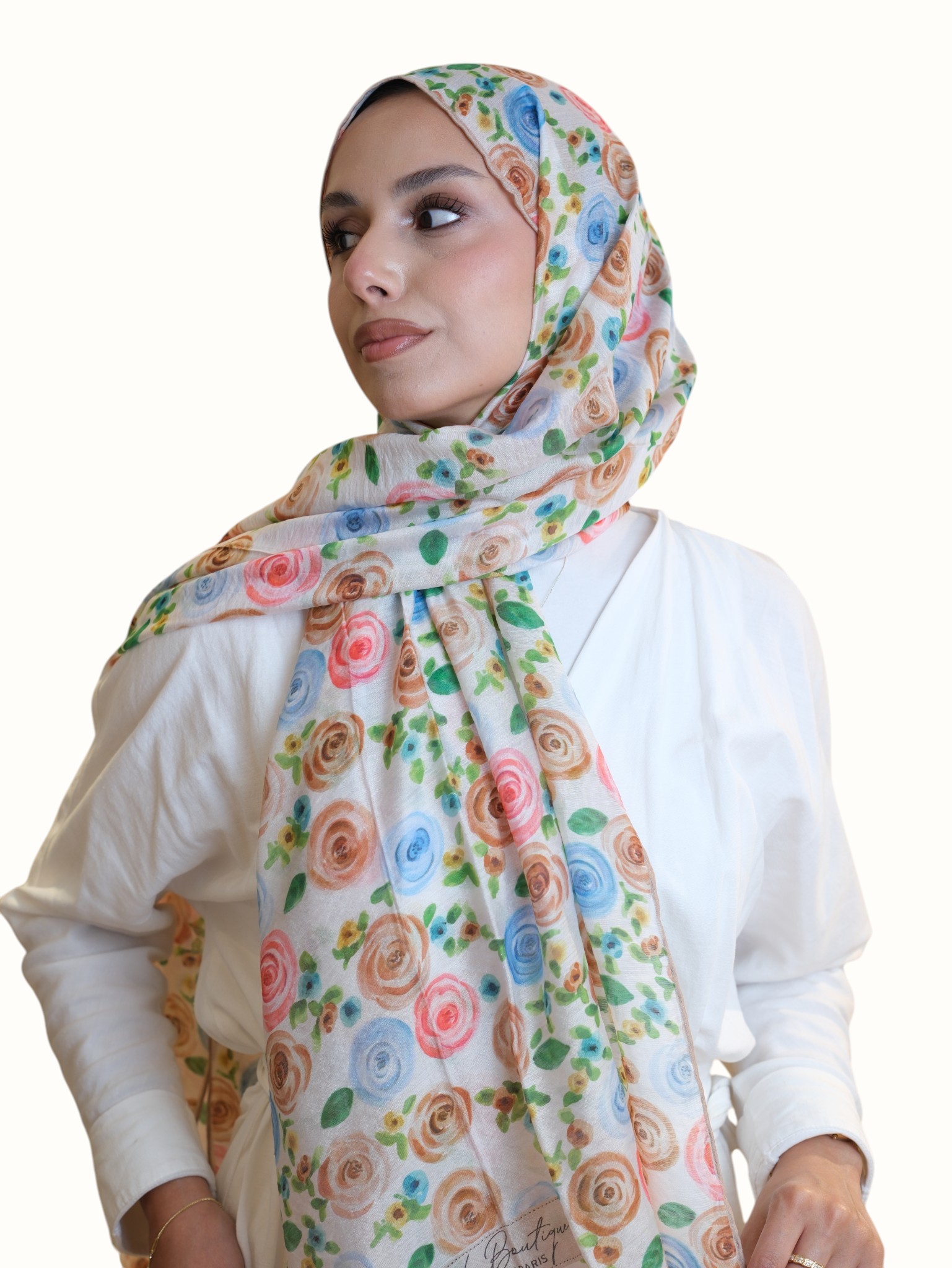 La Boutique Güz Serisi Bitkisel Şal 25415 - Görsel 4