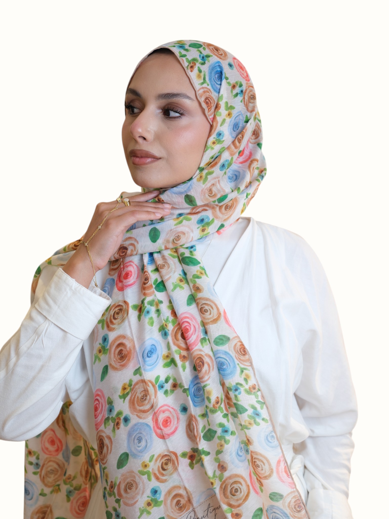 La Boutique Güz Serisi Bitkisel Şal 25415 - Görsel 5