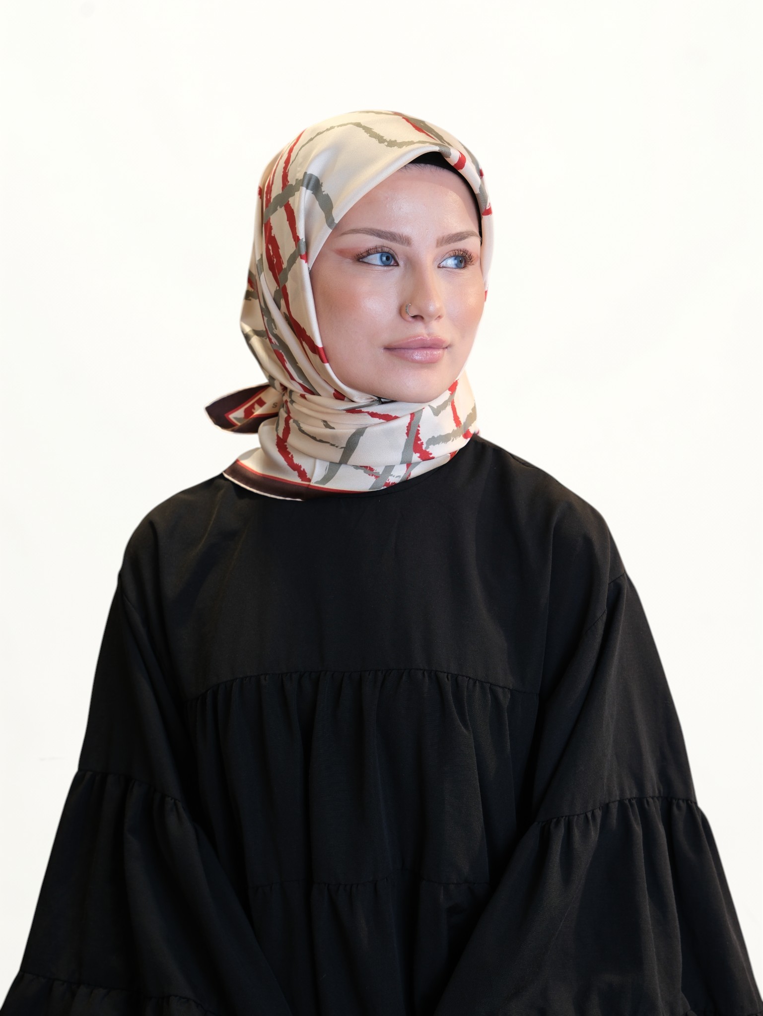 Sisley Twill İpek Eşarp - Görsel 2