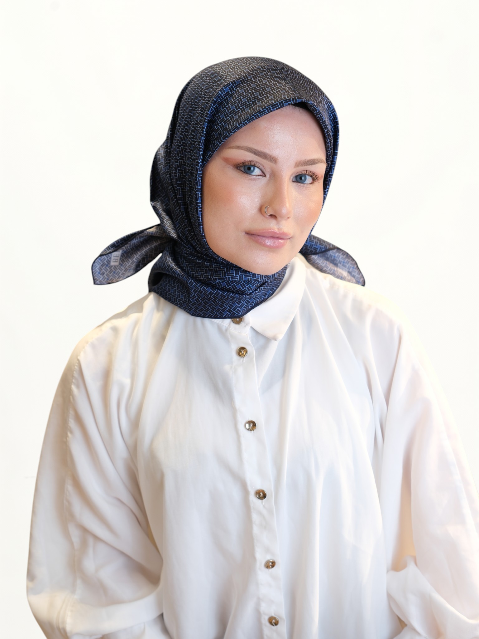 Belli Saf Twill İpek Eşarp 524132 - Görsel 3