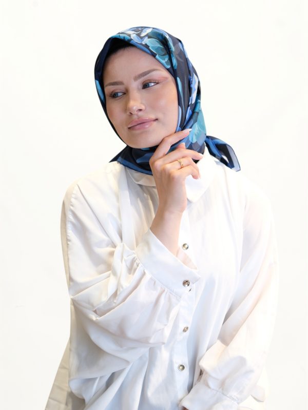 Belli Saf Twill İpek Eşarp 412635