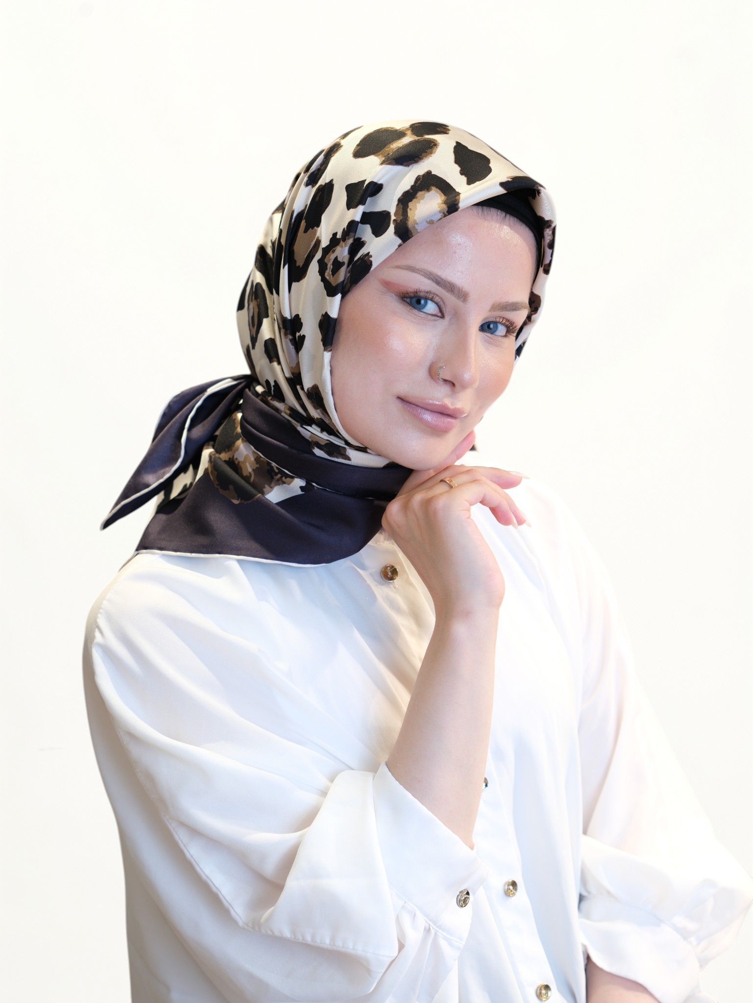 Sisley Twill İpek Eşarp 454127
