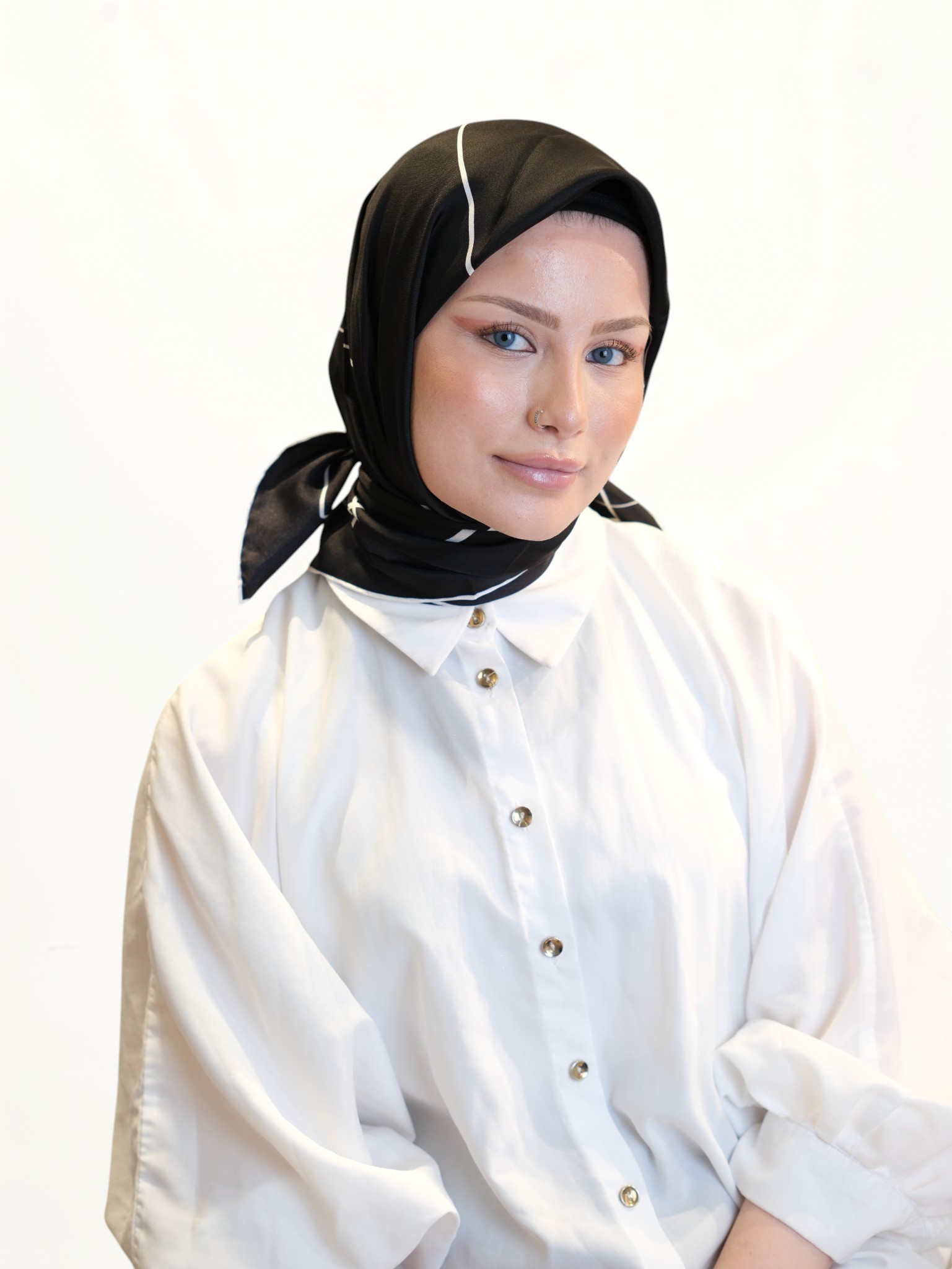 Sisley Twill İpek Eşarp 412512 - Görsel 3