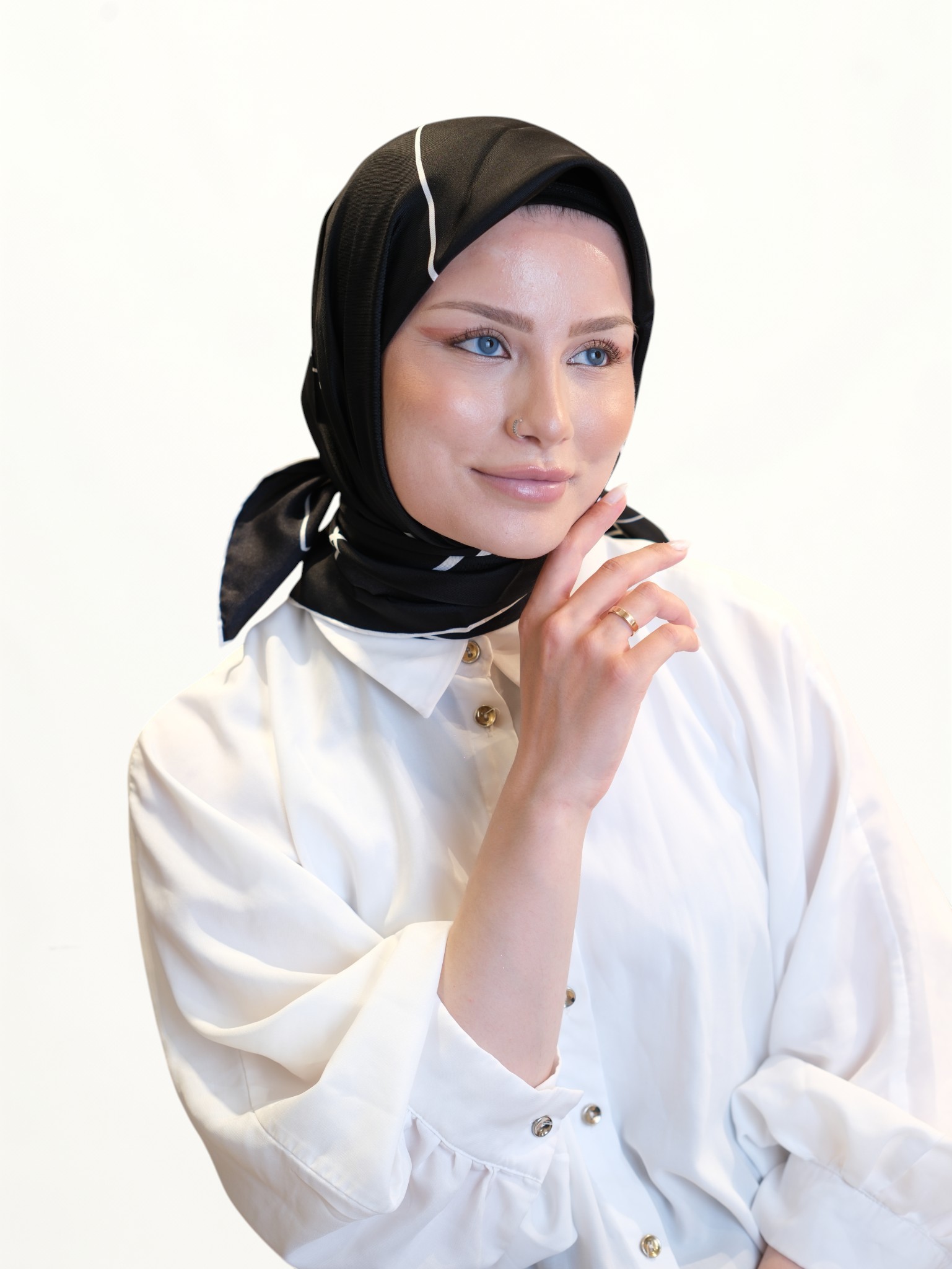 Sisley Twill İpek Eşarp 412512 - Görsel 4