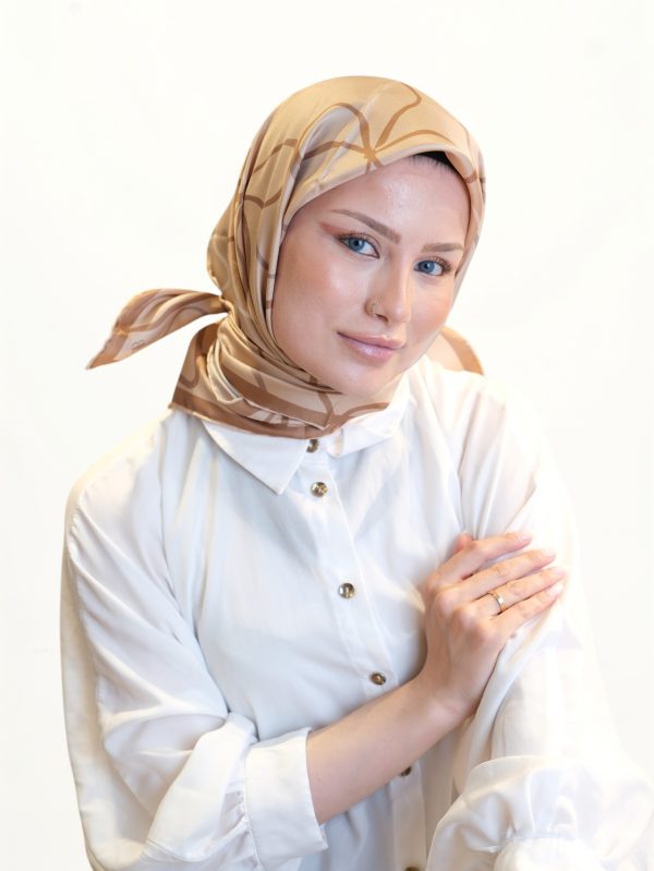 Belli Saf Twill İpek Eşarp 415263