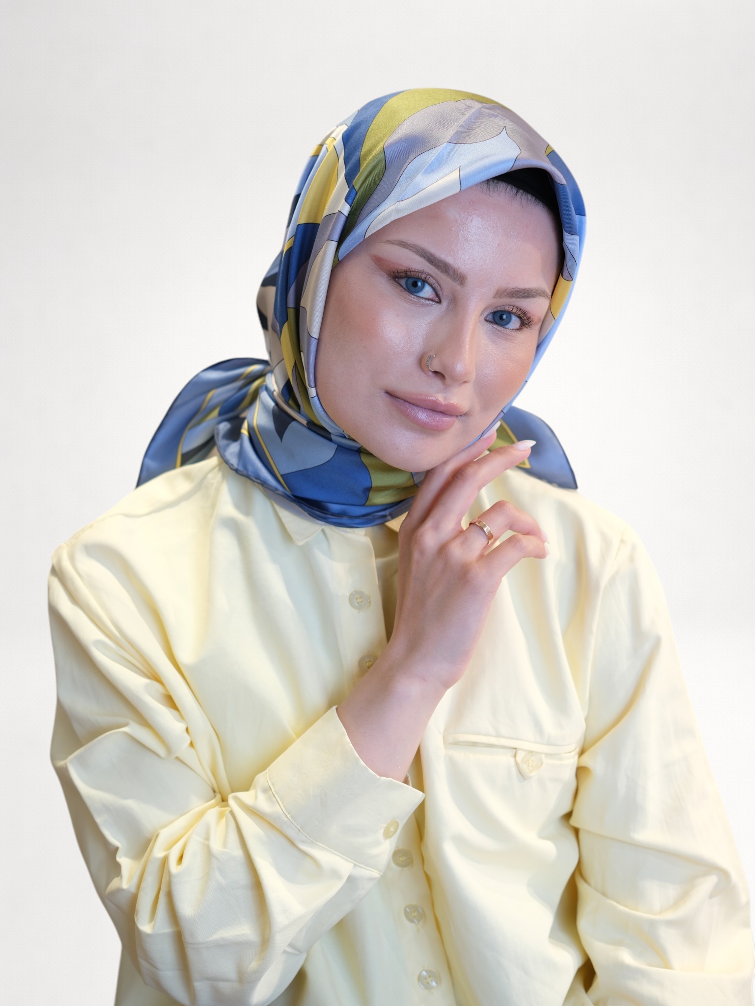 Belli Saf Twill İpek Eşarp 4536524