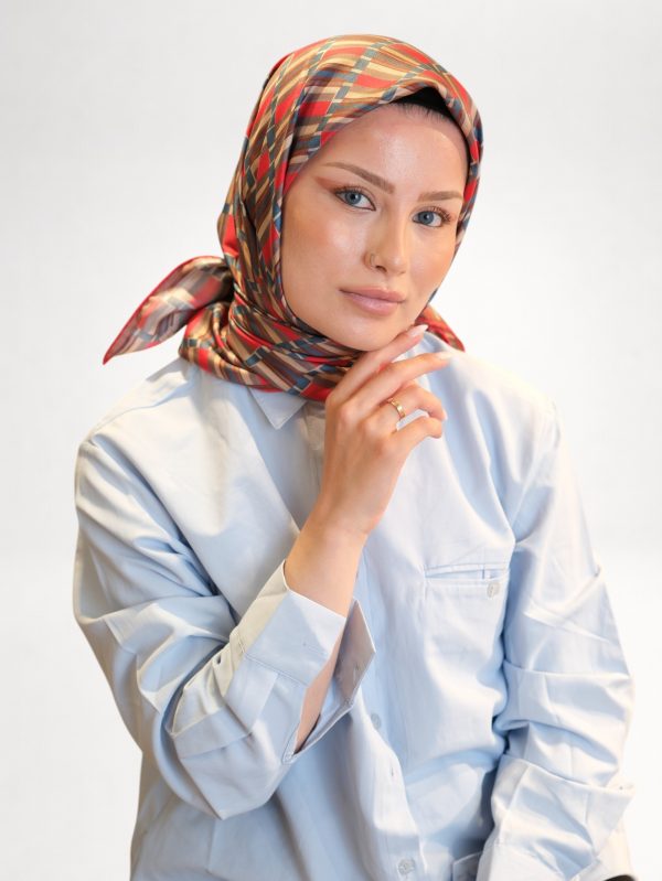 Belli Saf Twill İpek Eşarp 419654