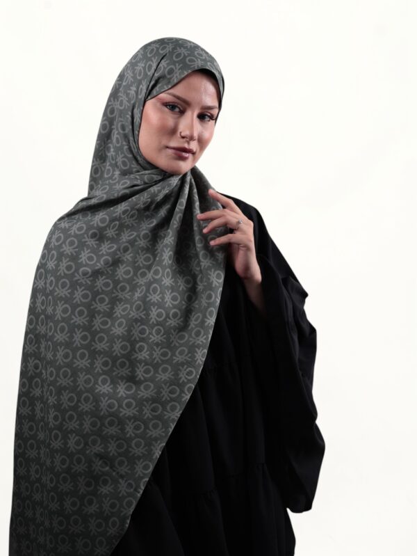 Benetton Elegante Şal Uno Gri-01