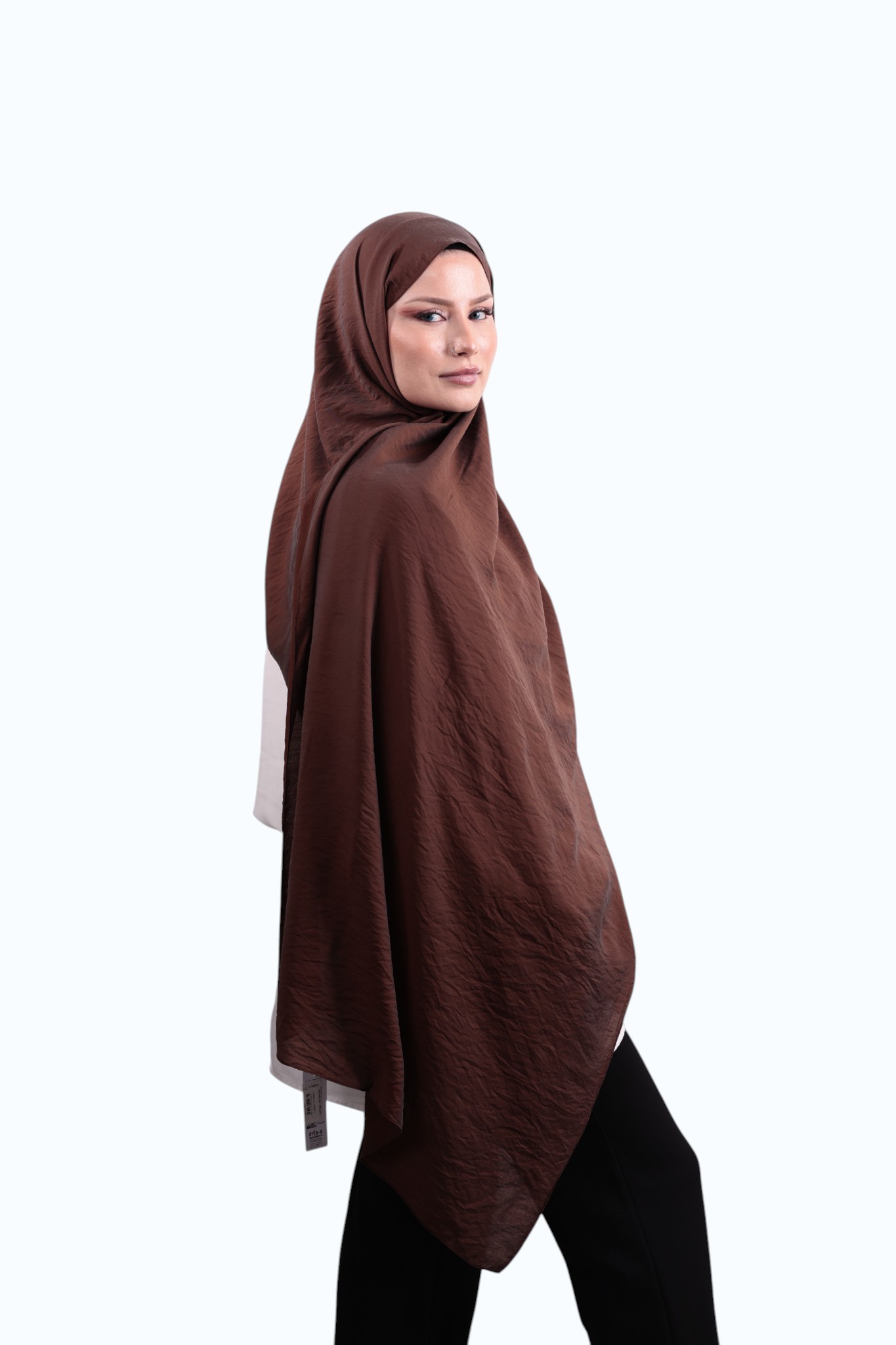 Benetton Siena Düz Şal Mocha - Görsel 6