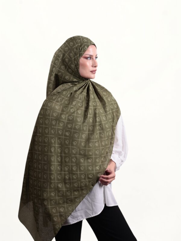 Benetton Elegante Dos Şal Yeşil