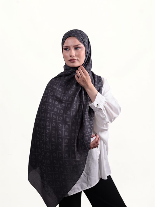 Benetton Elegante Dos Şal Antrasit