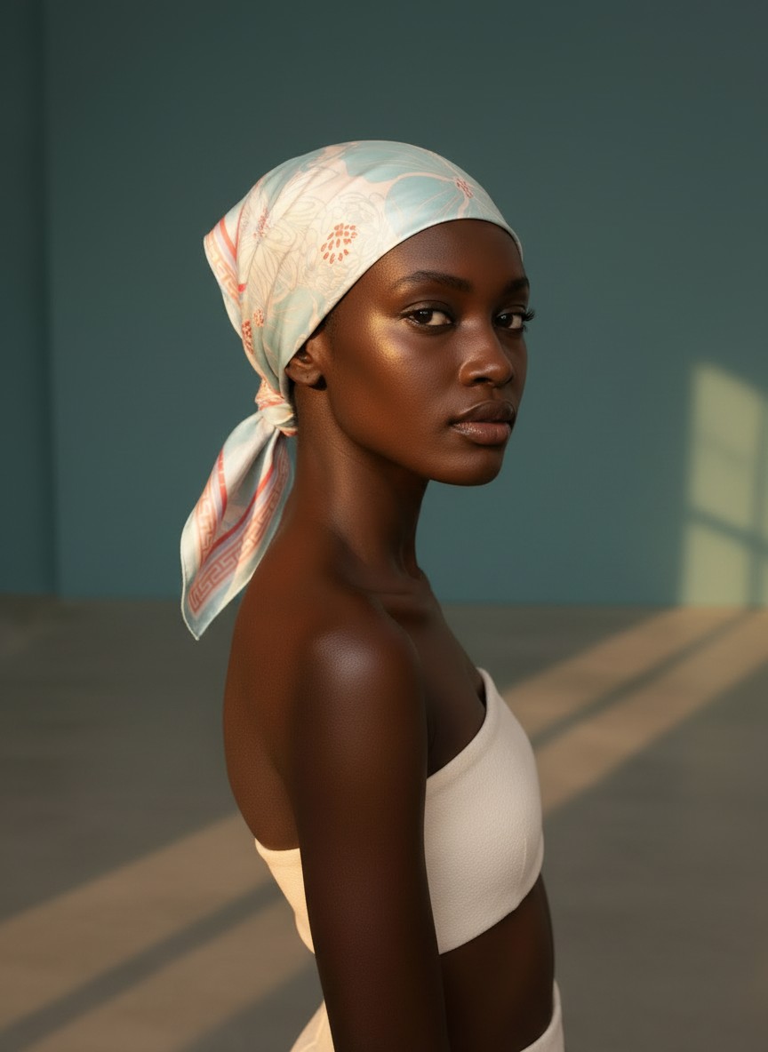 Sisley Flora Bandana Mint-Krem
