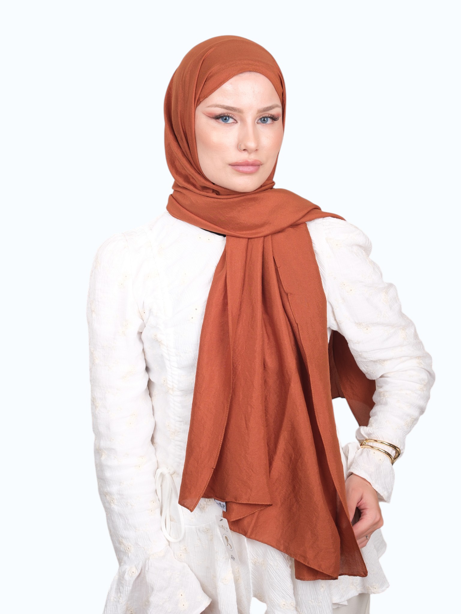 Harem Scarf Brisa Vual Şal Taba - Görsel 2