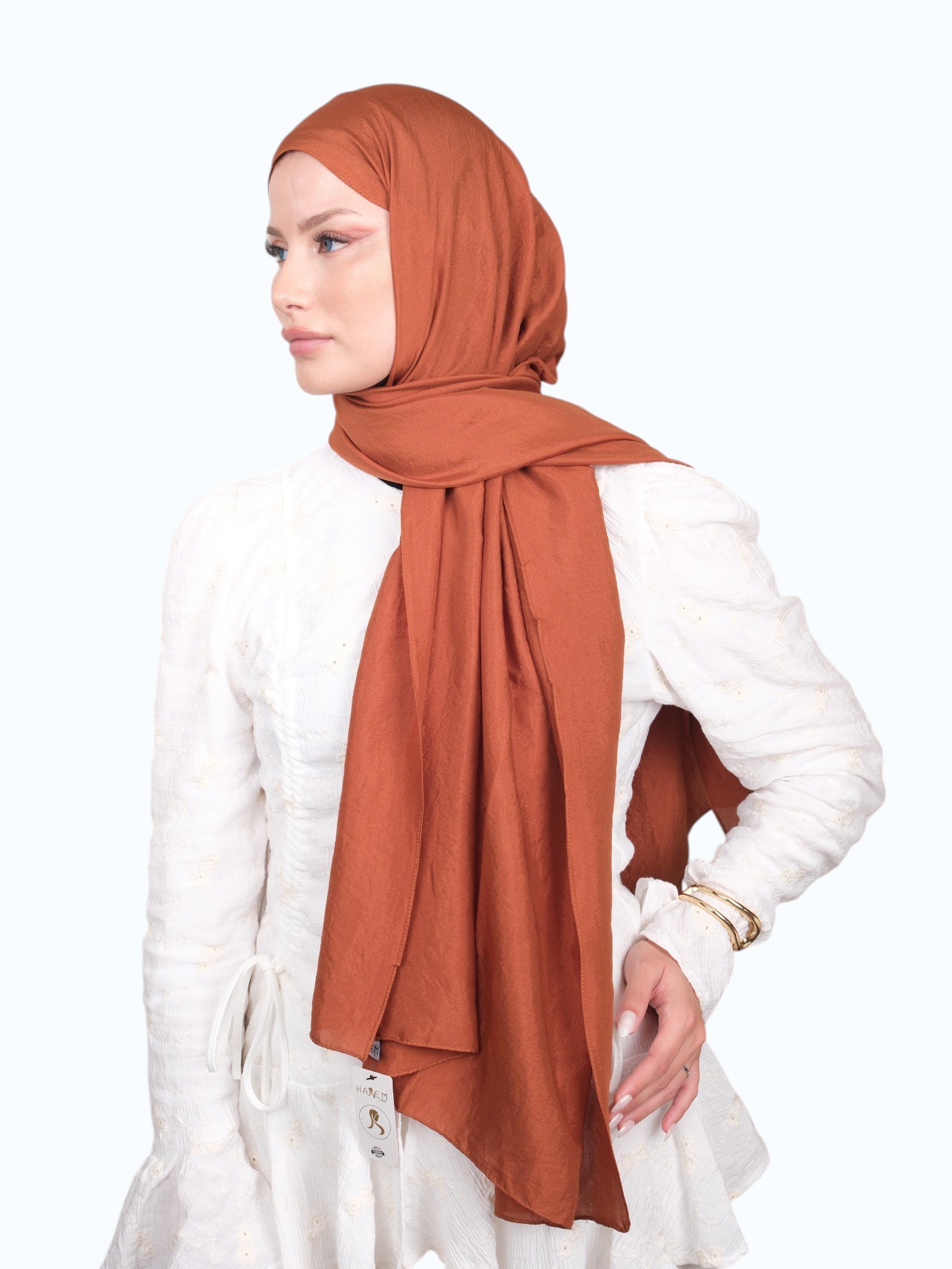 Harem Scarf Brisa Vual Şal Taba
