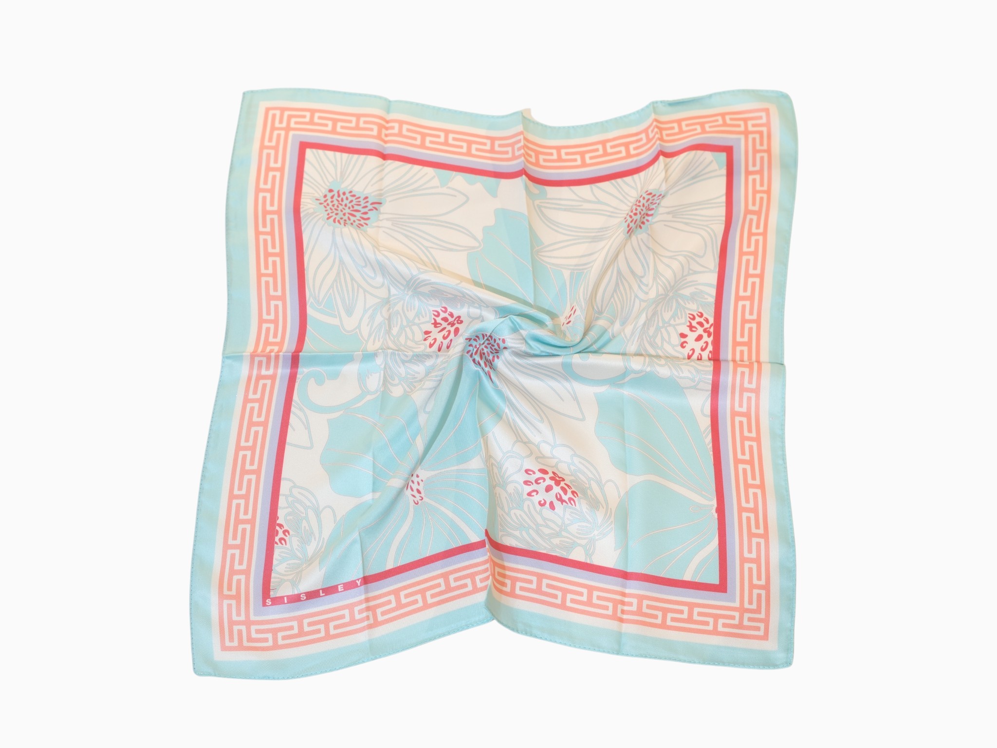 Sisley Flora Bandana Mint-Krem - Görsel 3