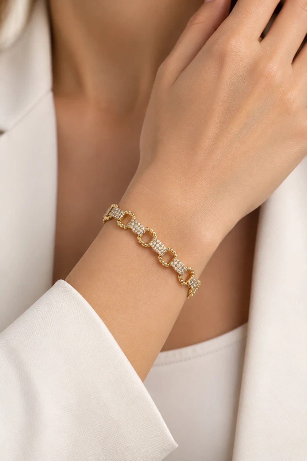 Xuping 14K Gold Kaplama Bileklik