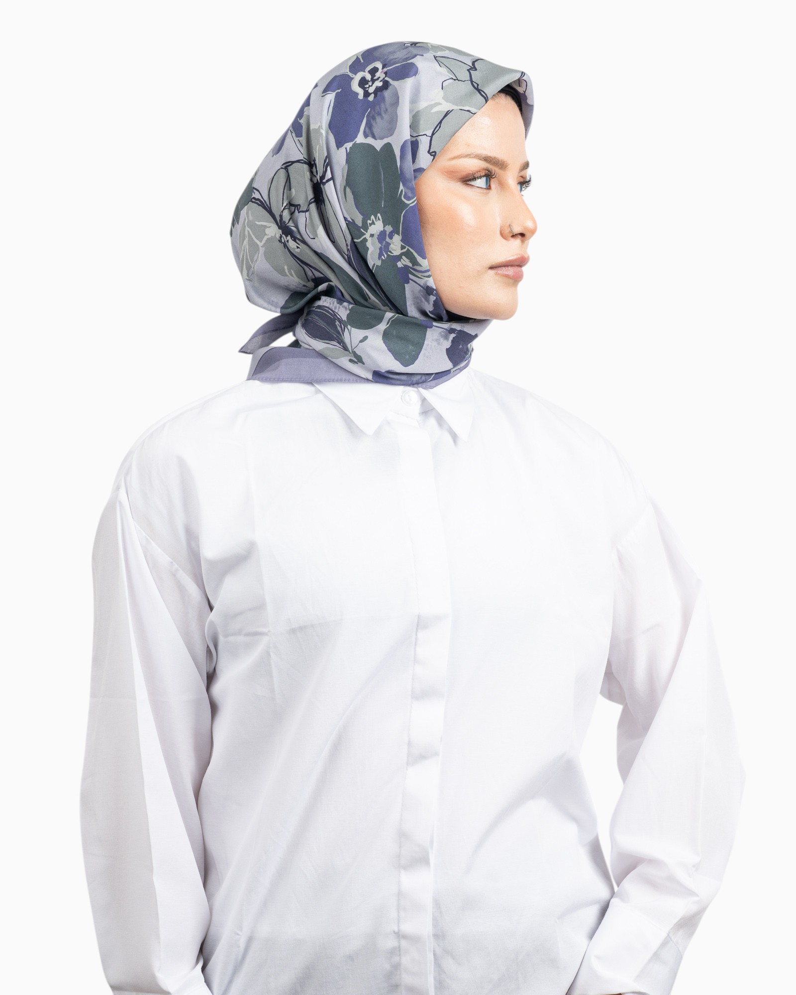 Belli Fresh Modal Eşarp Mavi - Görsel 2