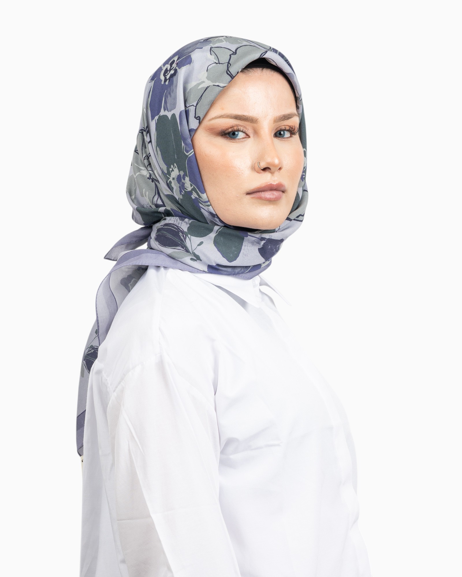 Belli Fresh Modal Eşarp Mavi - Görsel 5
