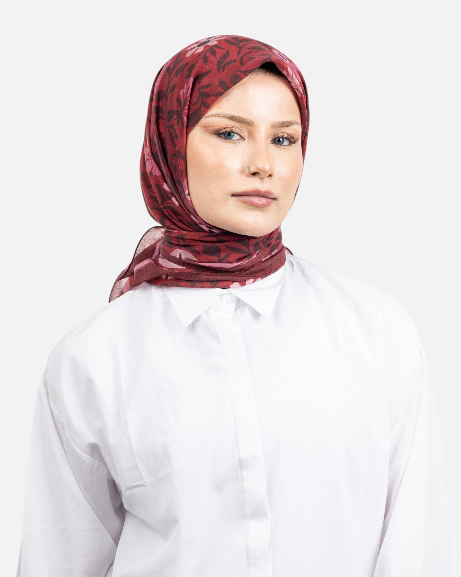 Belli Fresh Rozy Eşarp Kızılcık-01 - Görsel 2