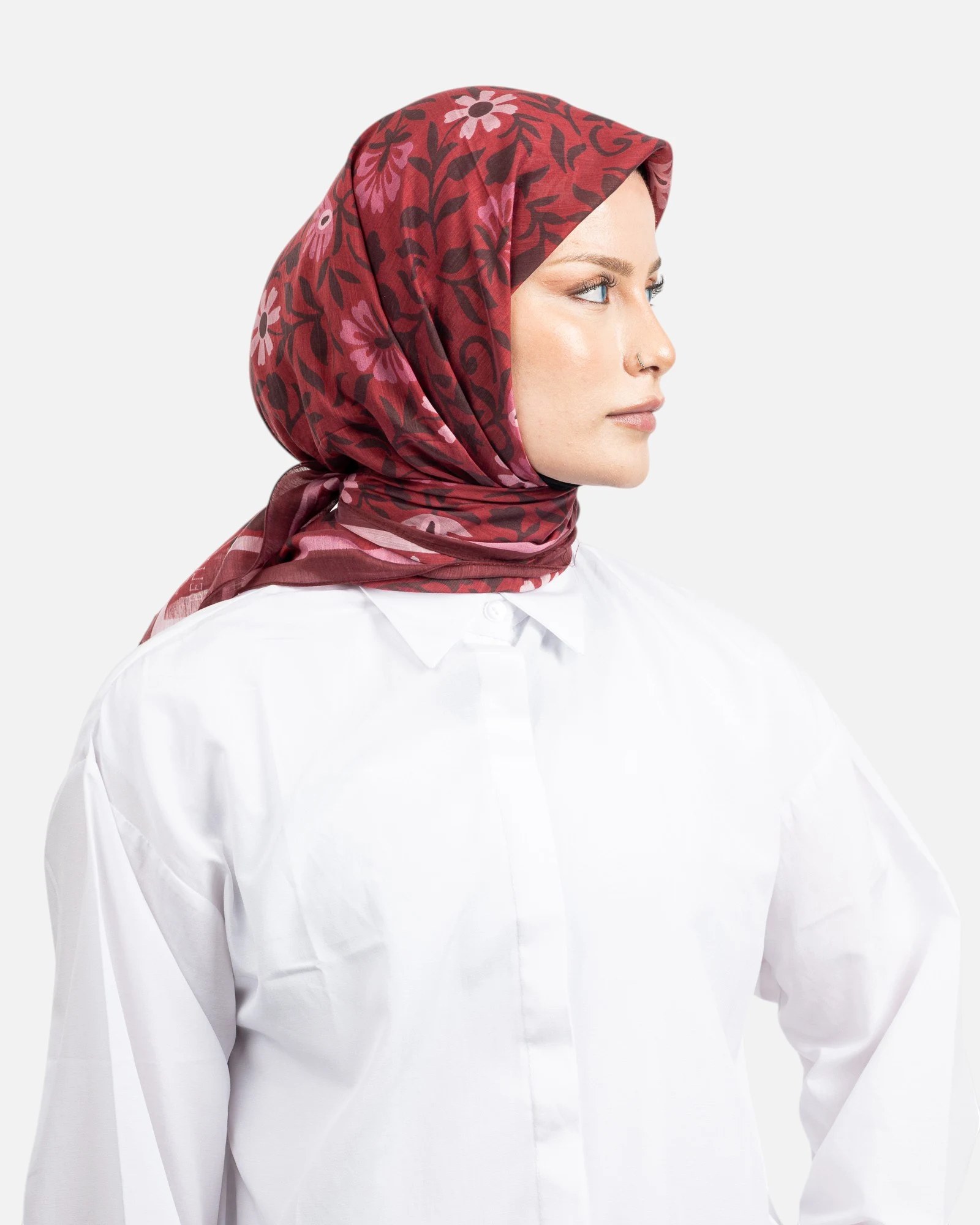 Belli Fresh Rozy Eşarp Kızılcık-01 - Görsel 3
