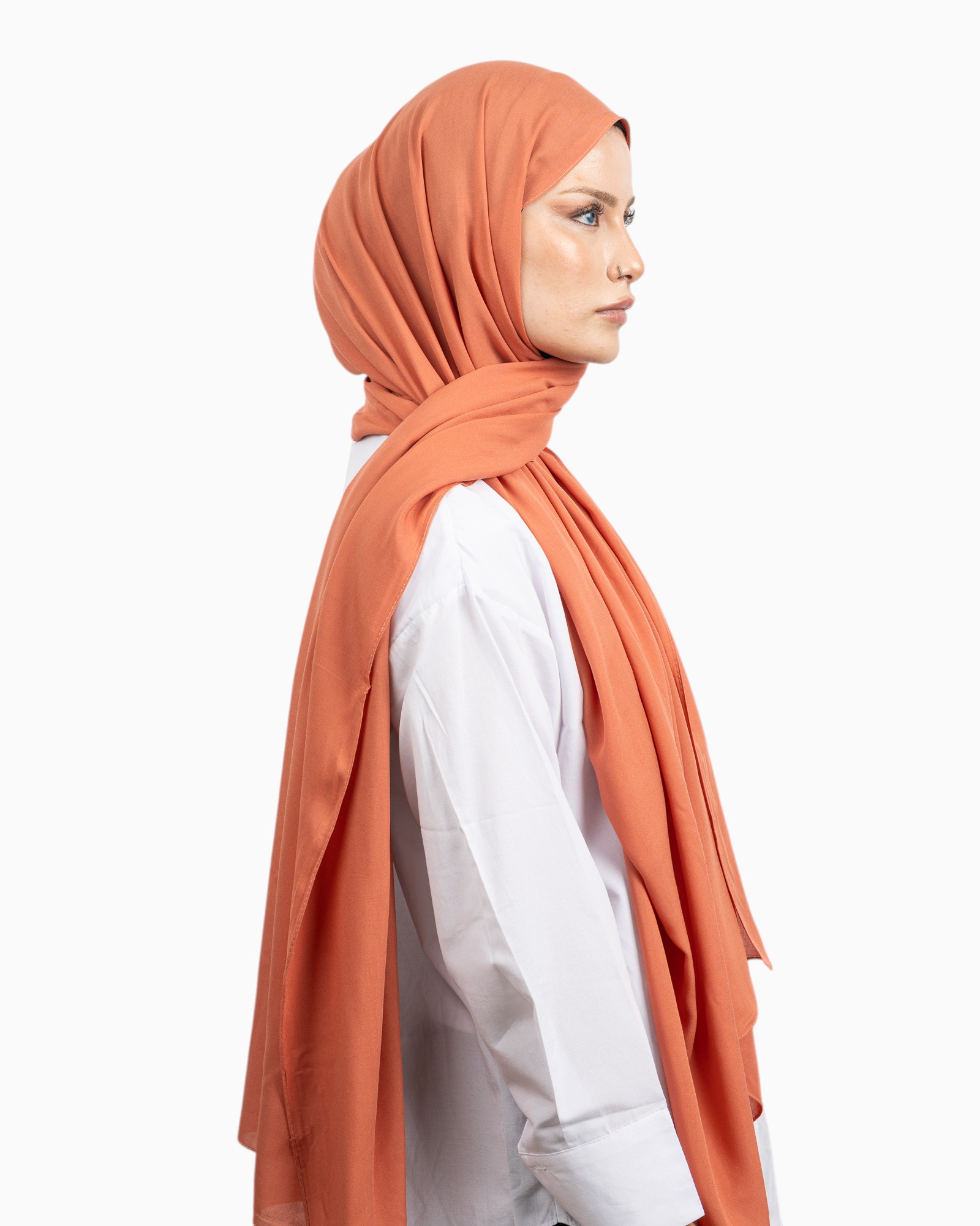 Belli Fresh Viskon Şal Orange - Görsel 5
