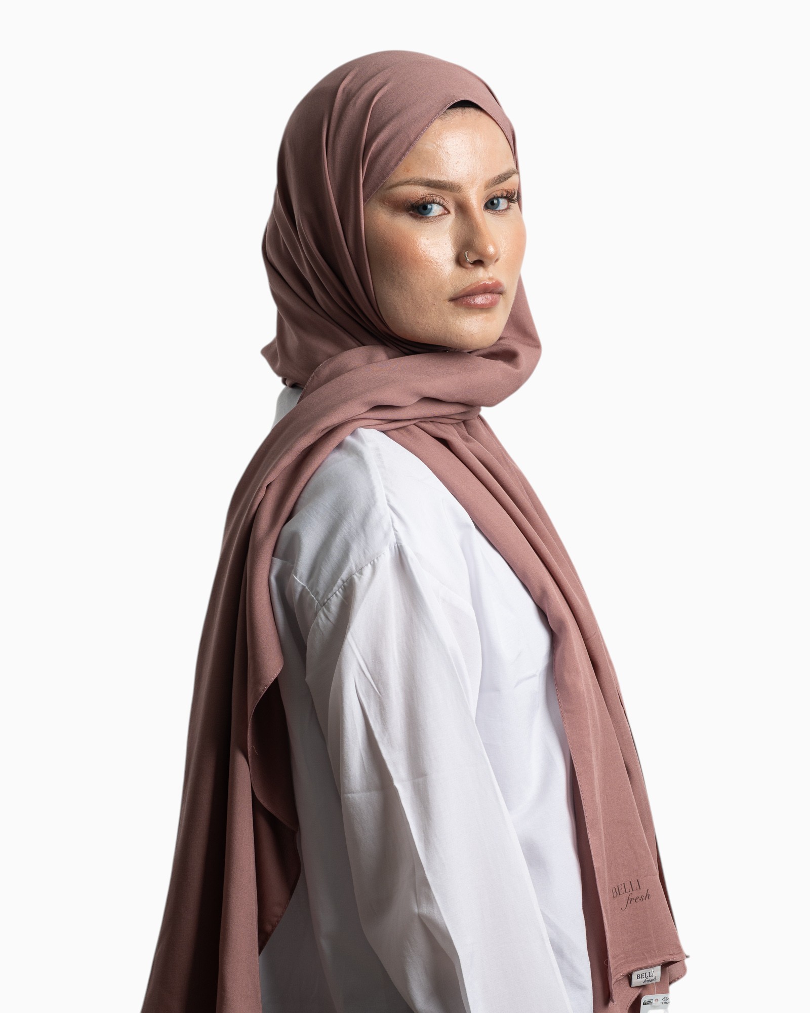 Belli Fresh Viskon Şal Gülkurusu-7310 - Görsel 4